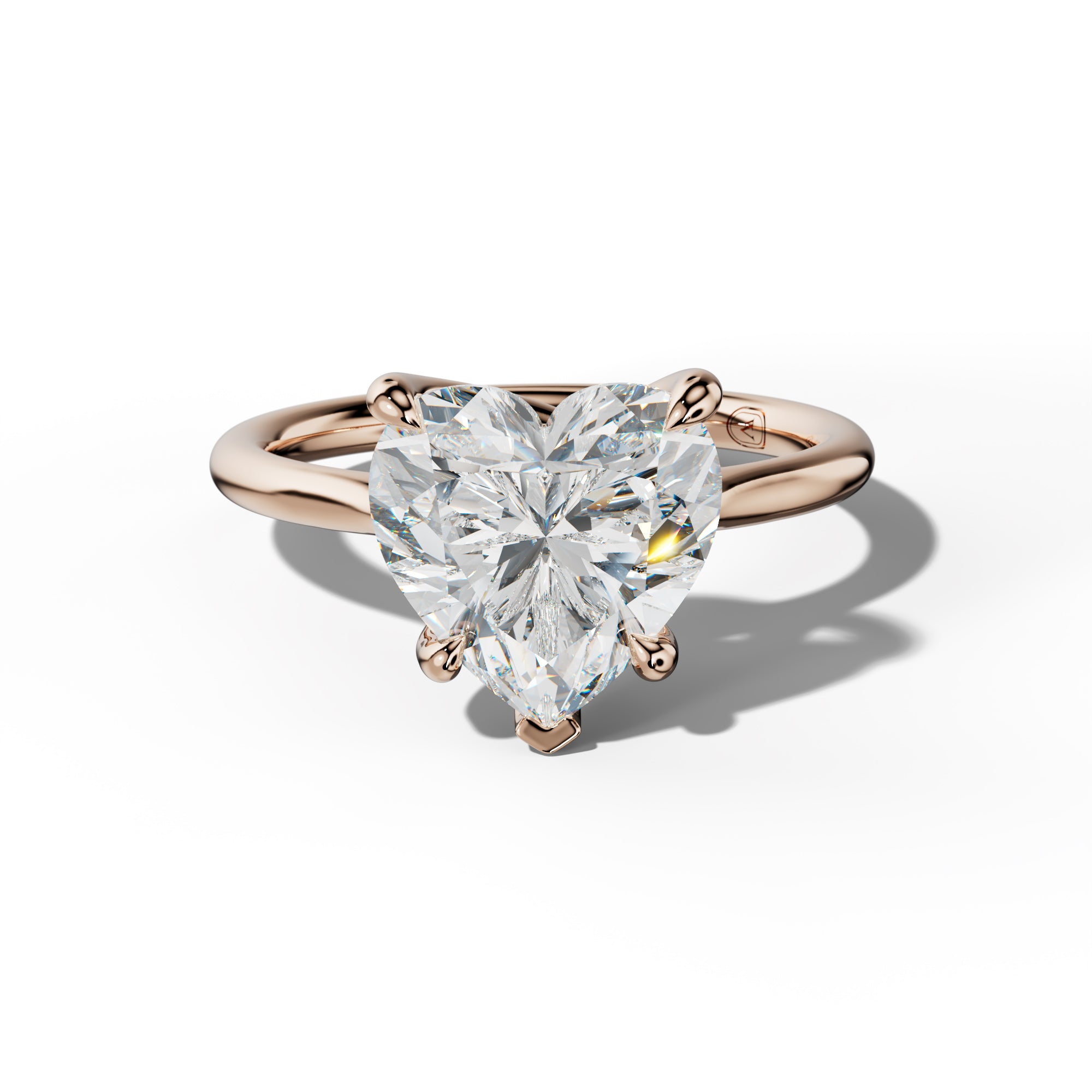 Yuna Heart Diamond Engagement Ring