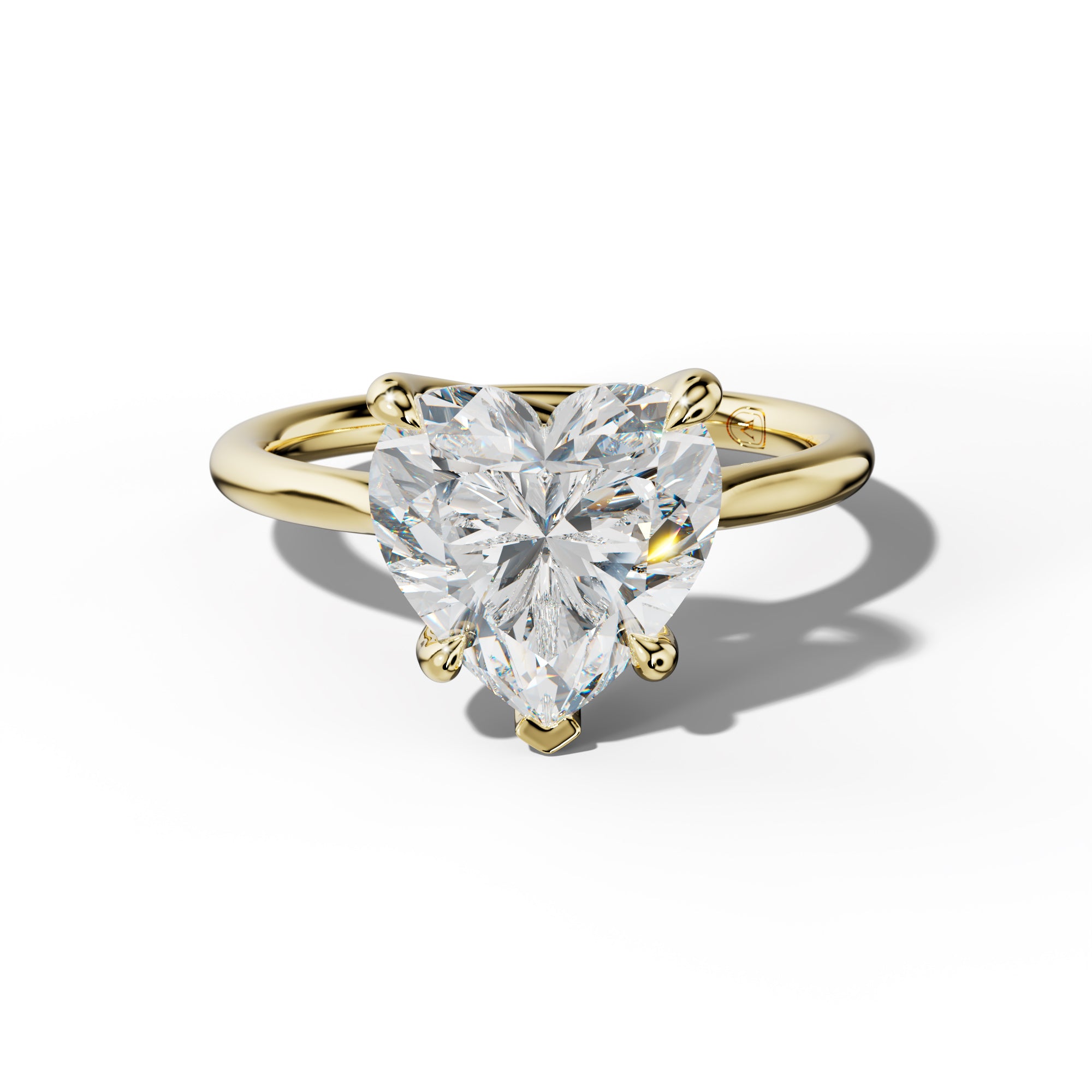 Yuna Heart Diamond Engagement Ring