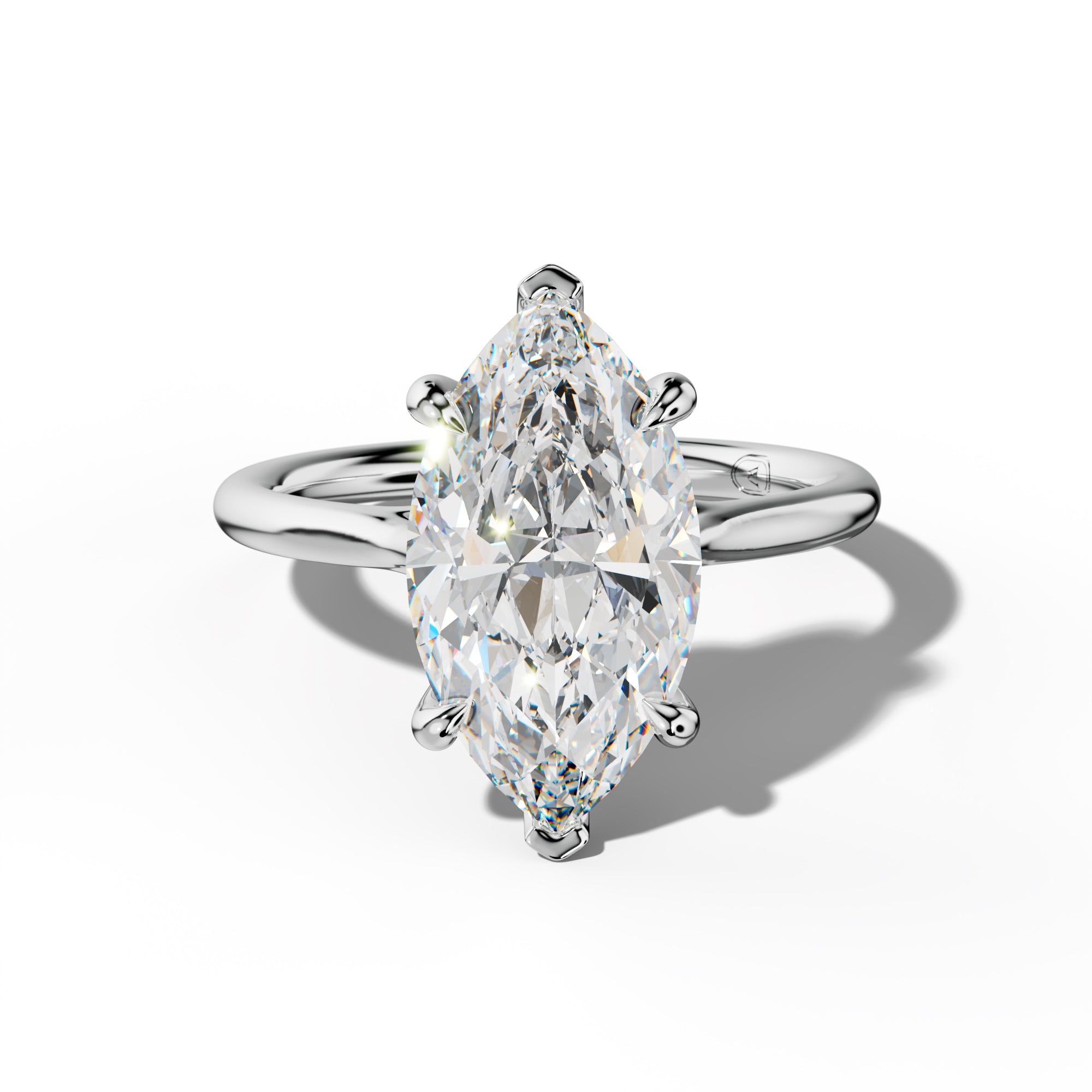 Yuna Marquise Diamond Engagement Ring