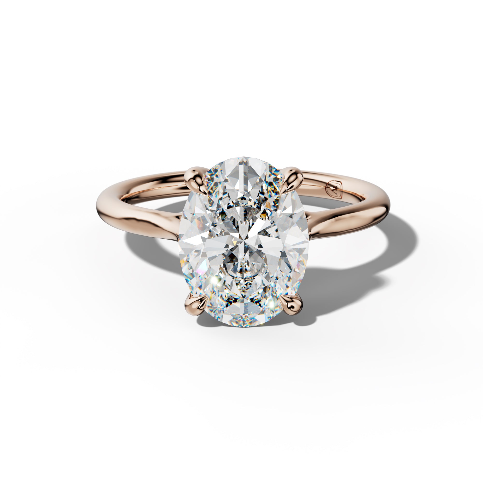 Yuna Oval Diamond Engagement Ring