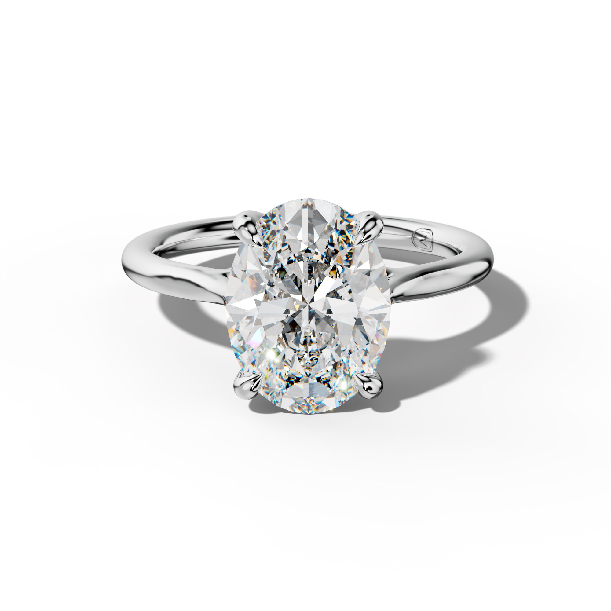 Yuna Oval Diamond Engagement Ring