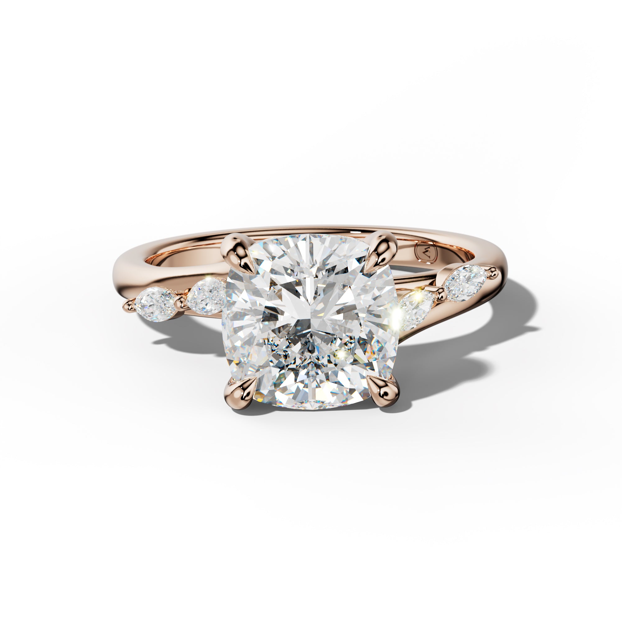 Jennie Cushion Diamond Engagement Ring