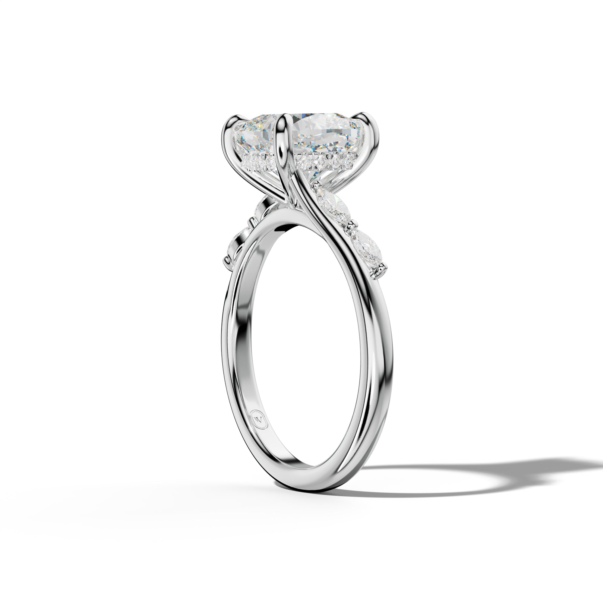 Jennie Cushion Diamond Engagement Ring