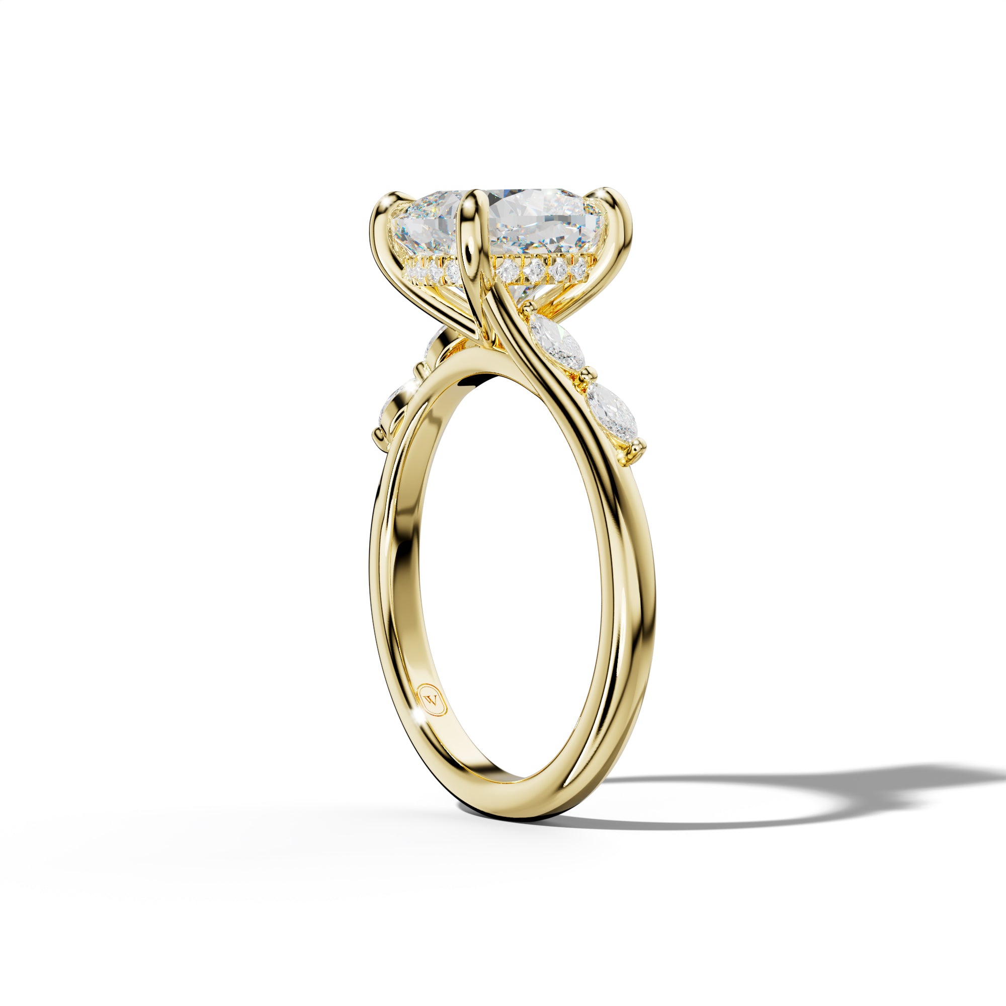 Jennie Cushion Diamond Engagement Ring