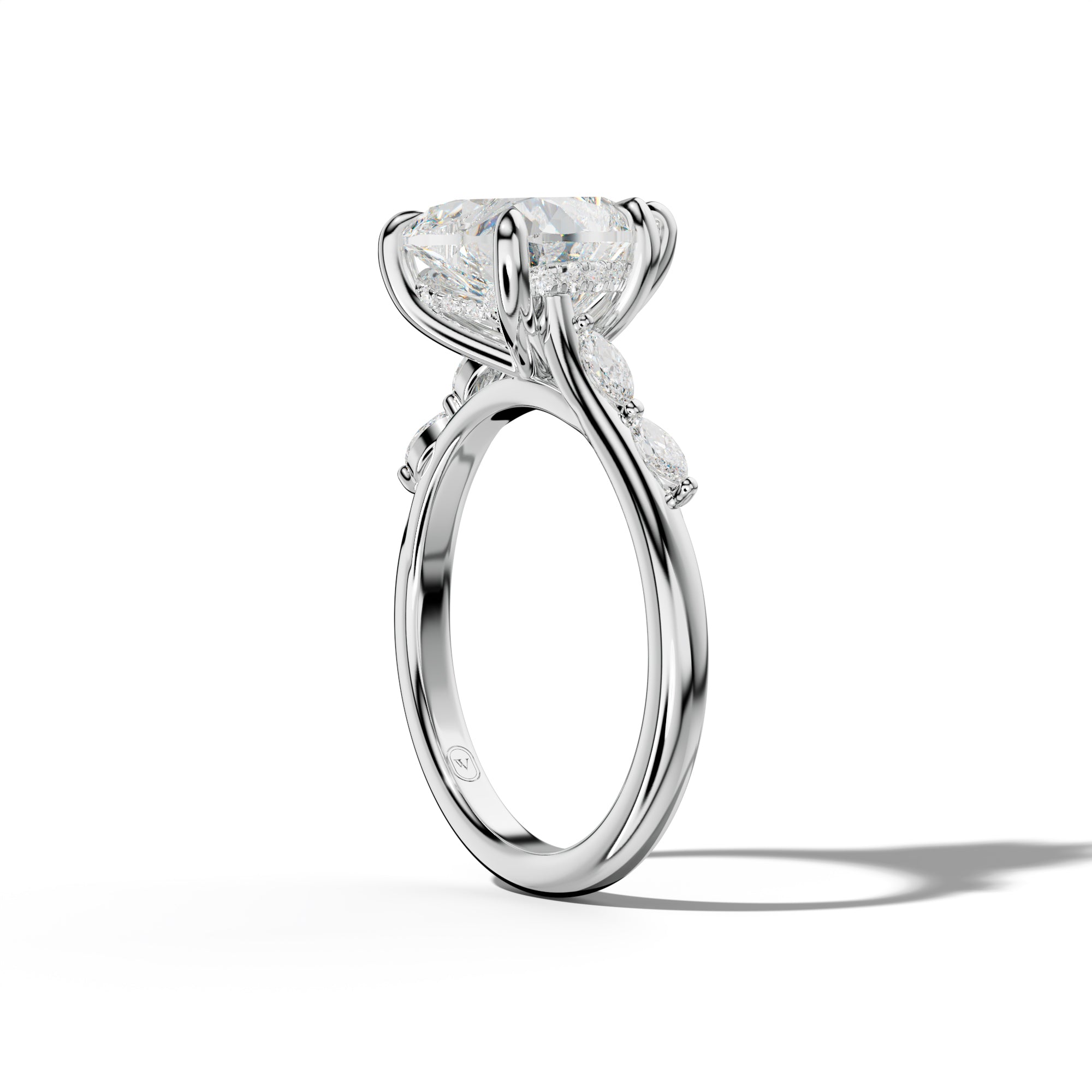 Jennie Heart Diamond Engagement Ring