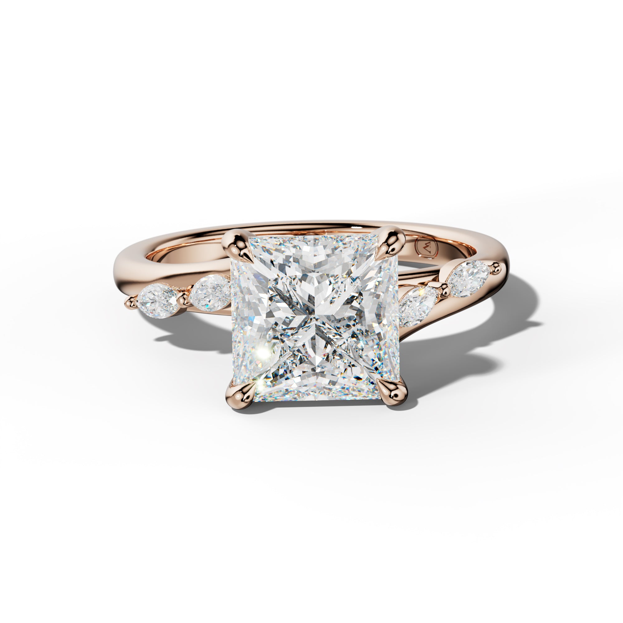 Jennie Princess Cut Engagement Ring