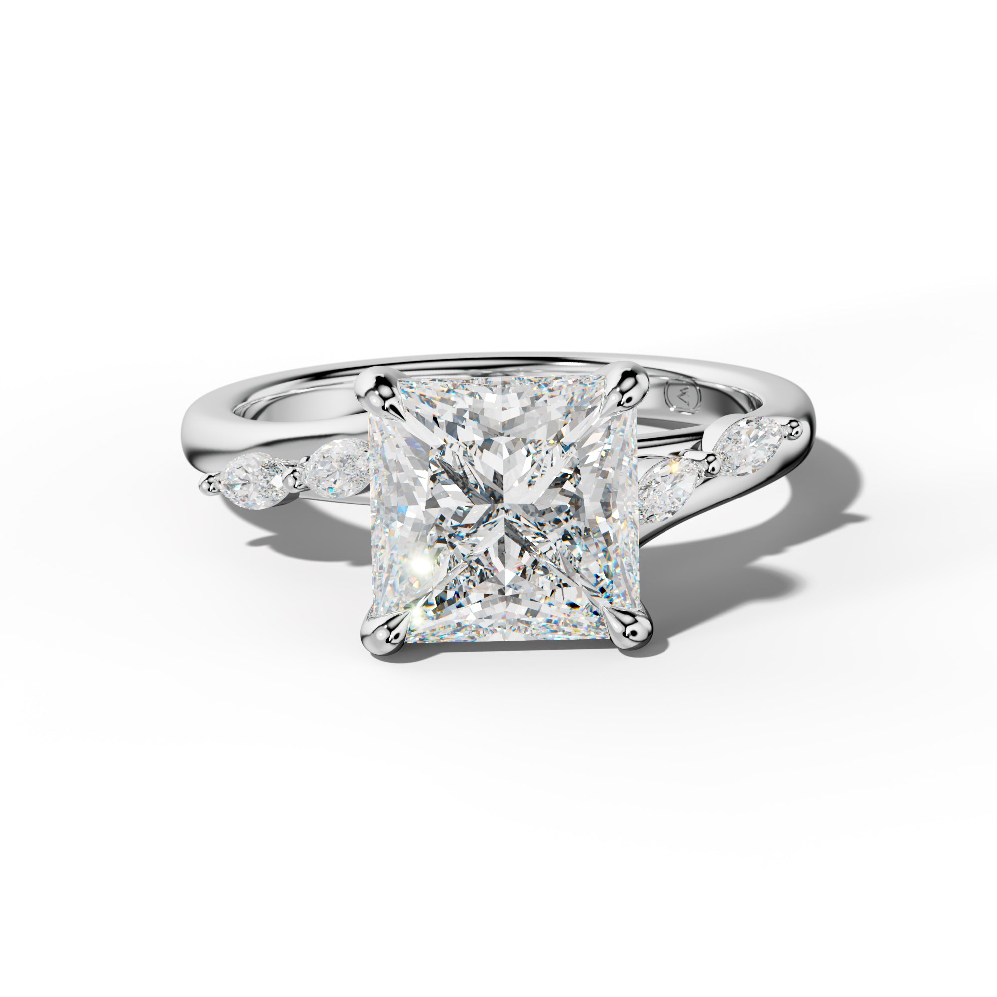 Jennie Princess Cut Engagement Ring