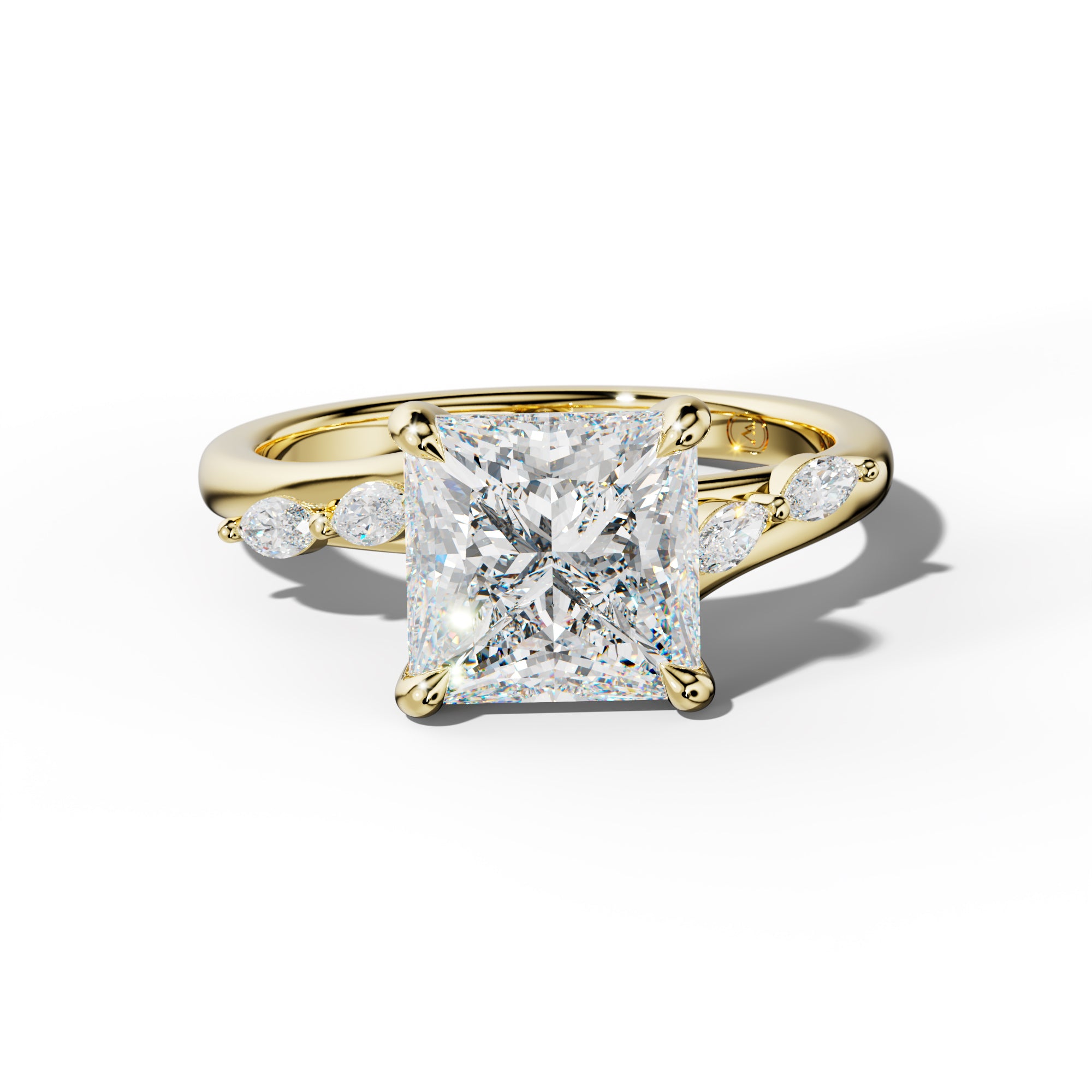 Jennie Princess Cut Engagement Ring