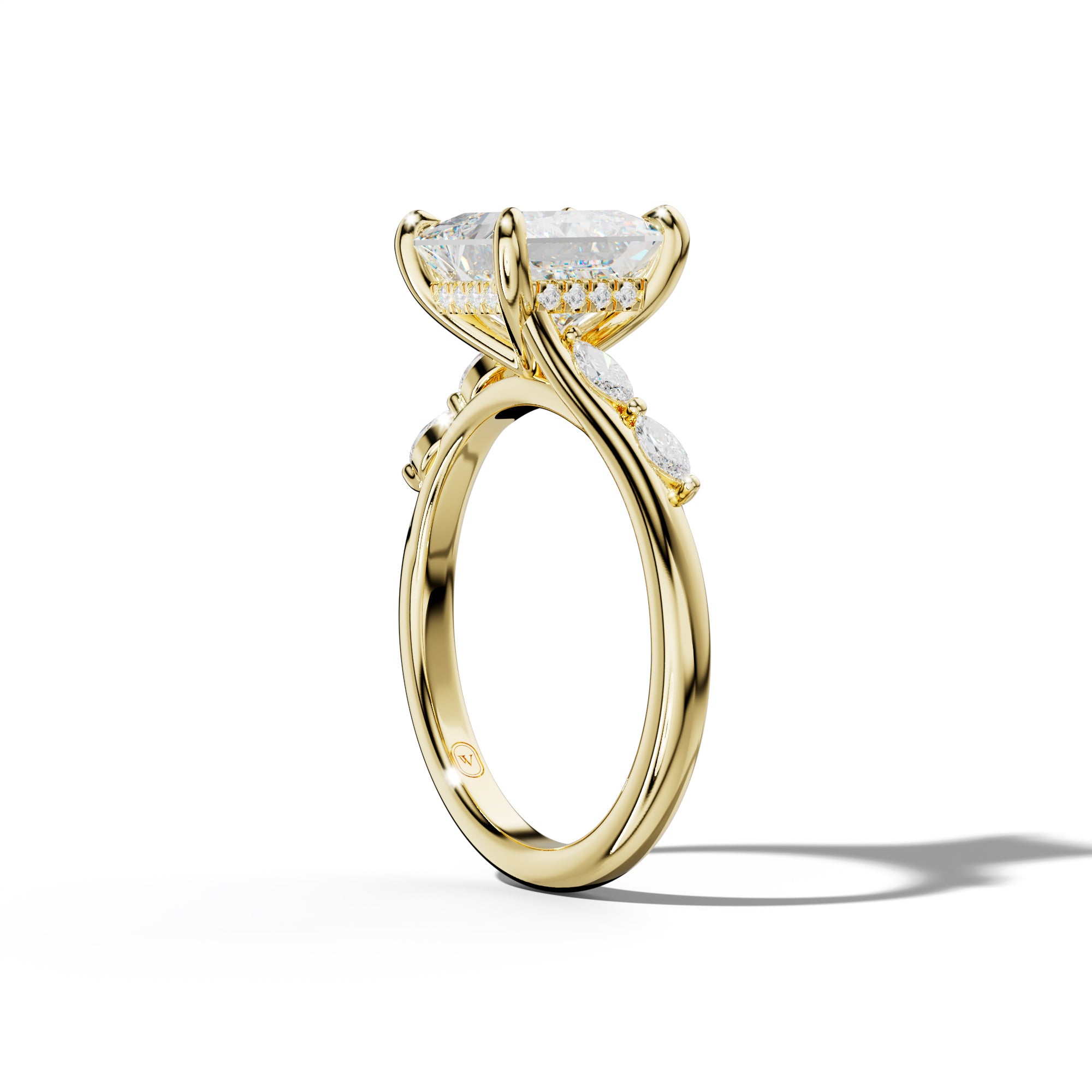 Jennie Princess Cut Engagement Ring