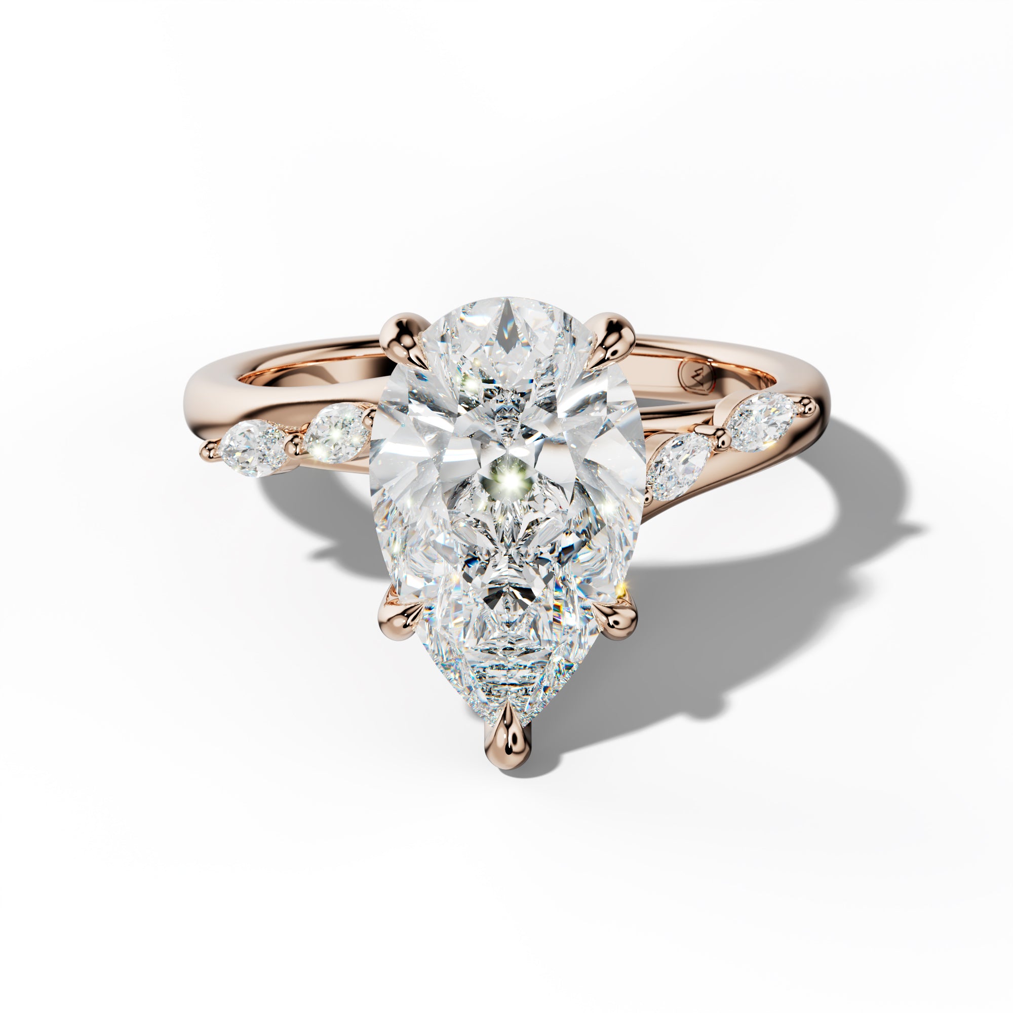Jennie Pear Shape Engagement Ring