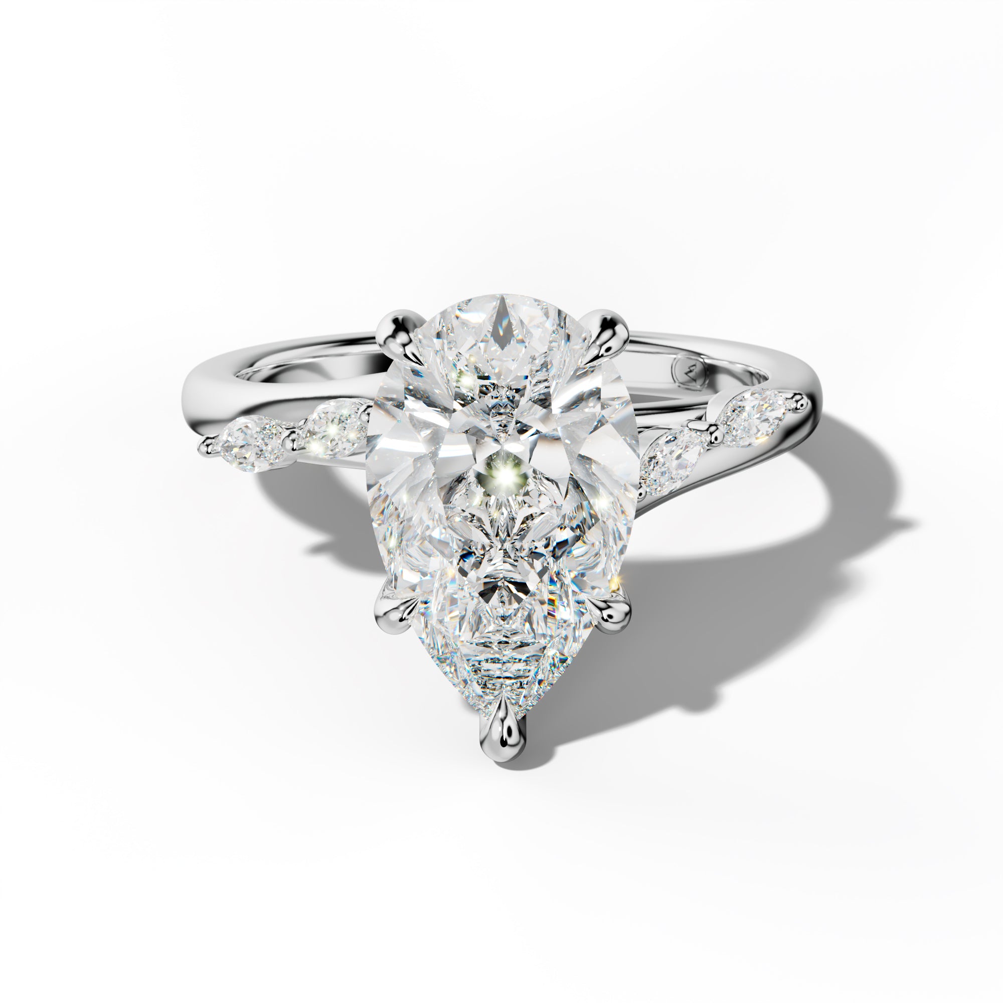 Jennie Pear Shape Engagement Ring