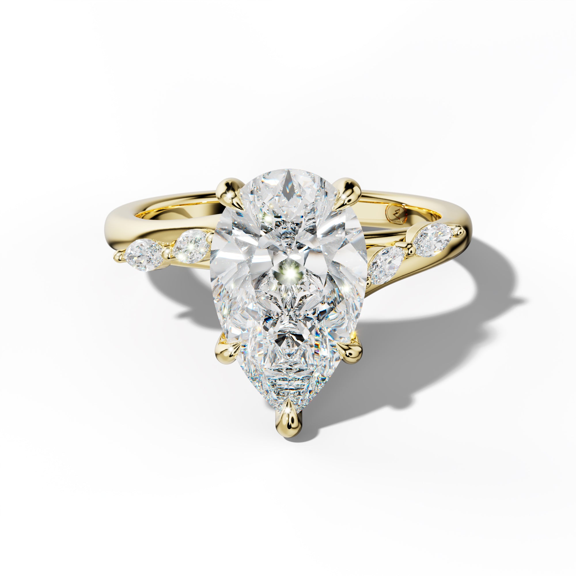 Jennie Pear Shape Engagement Ring