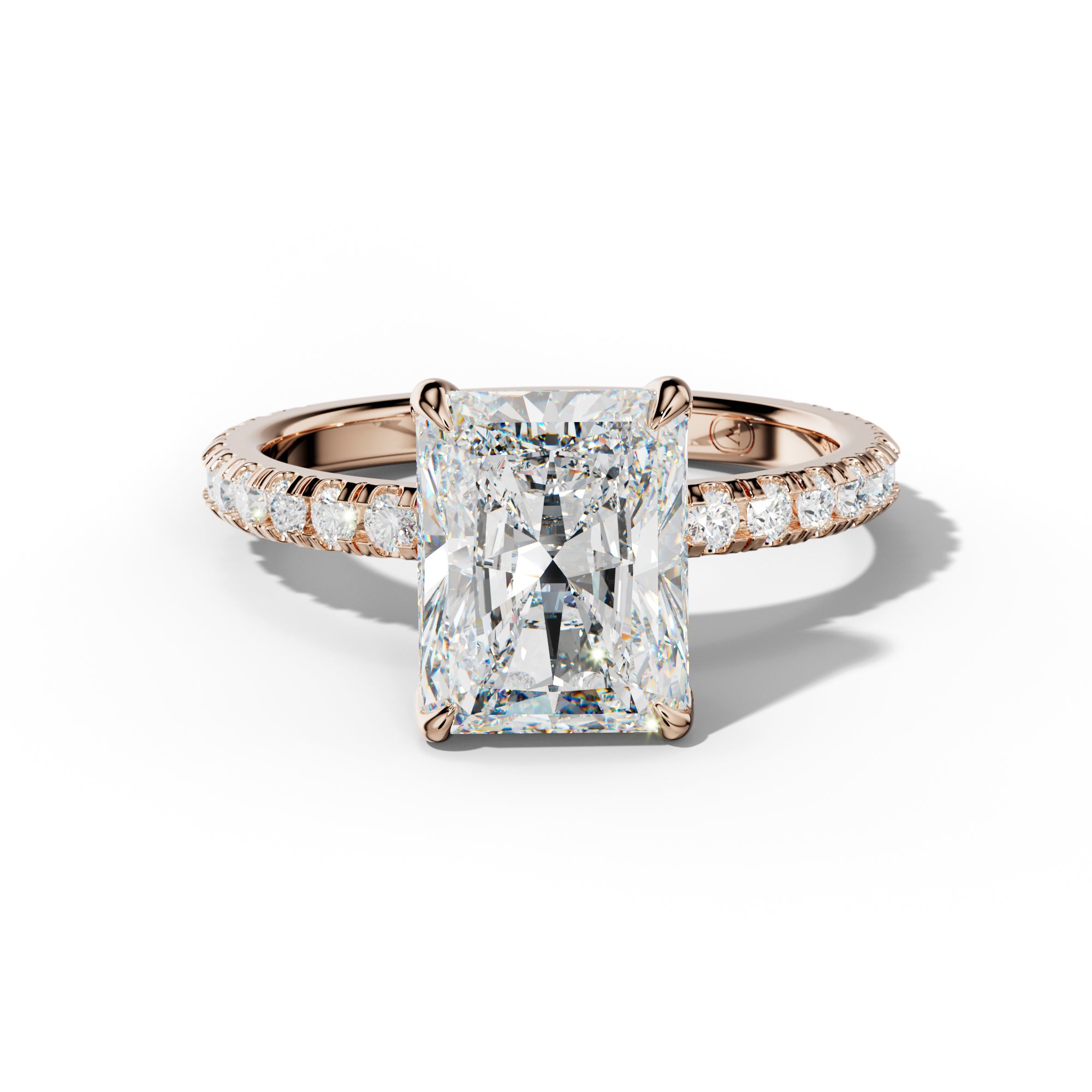 Juliet Radiant Cut Engagement Ring