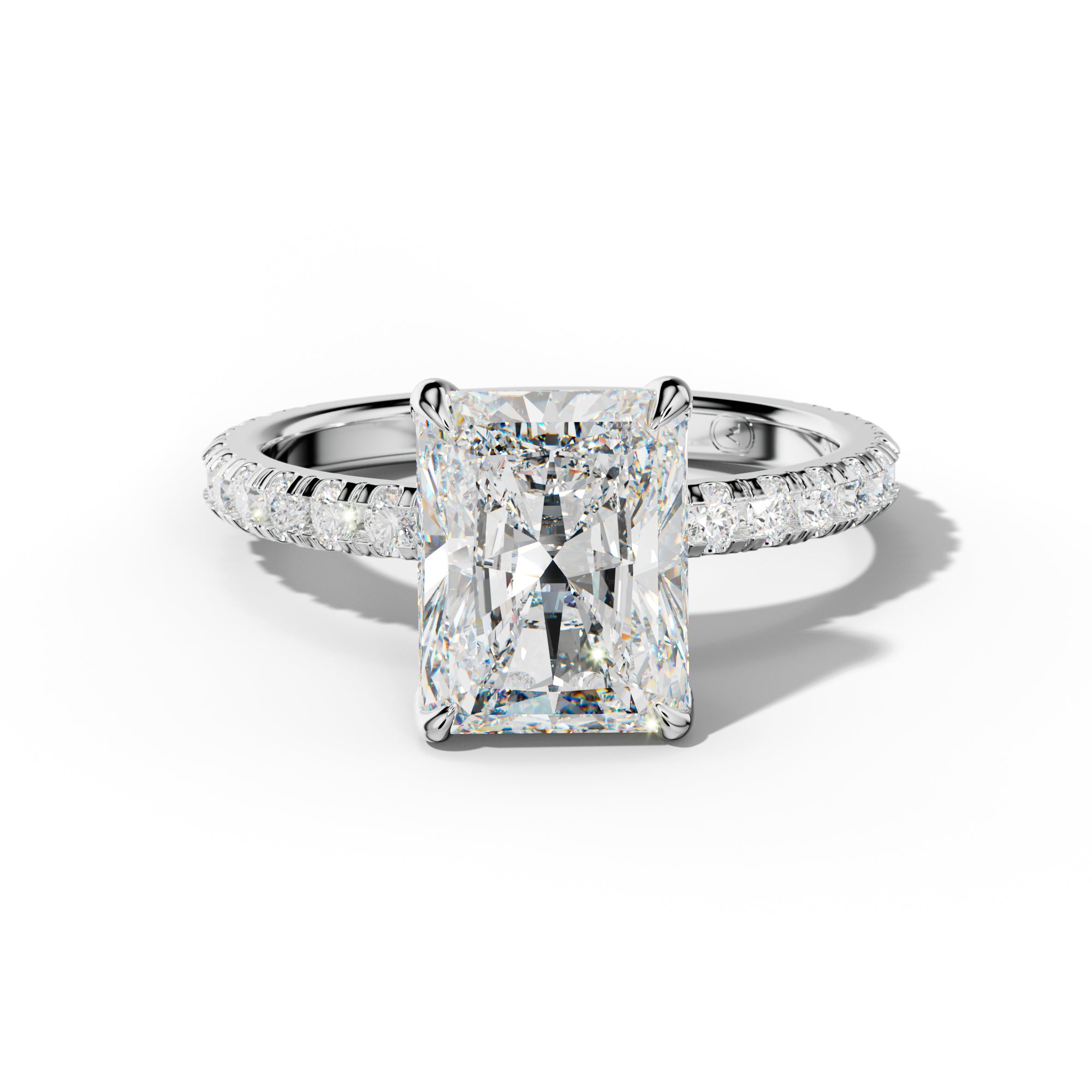 Juliet Radiant Cut Engagement Ring