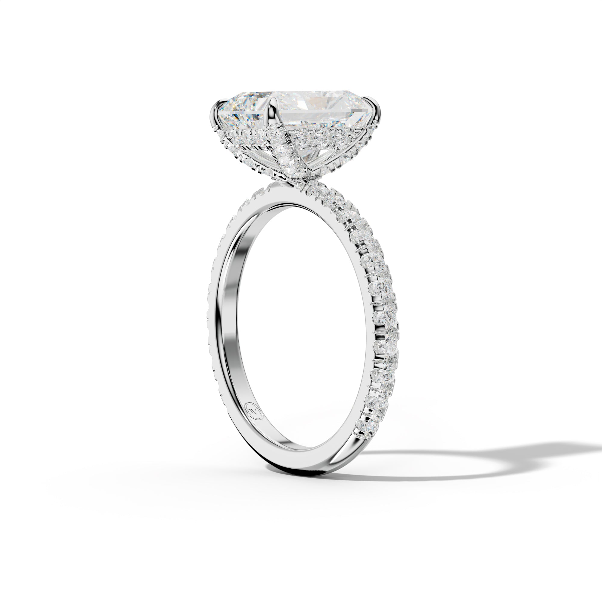 Juliet Radiant Cut Engagement Ring