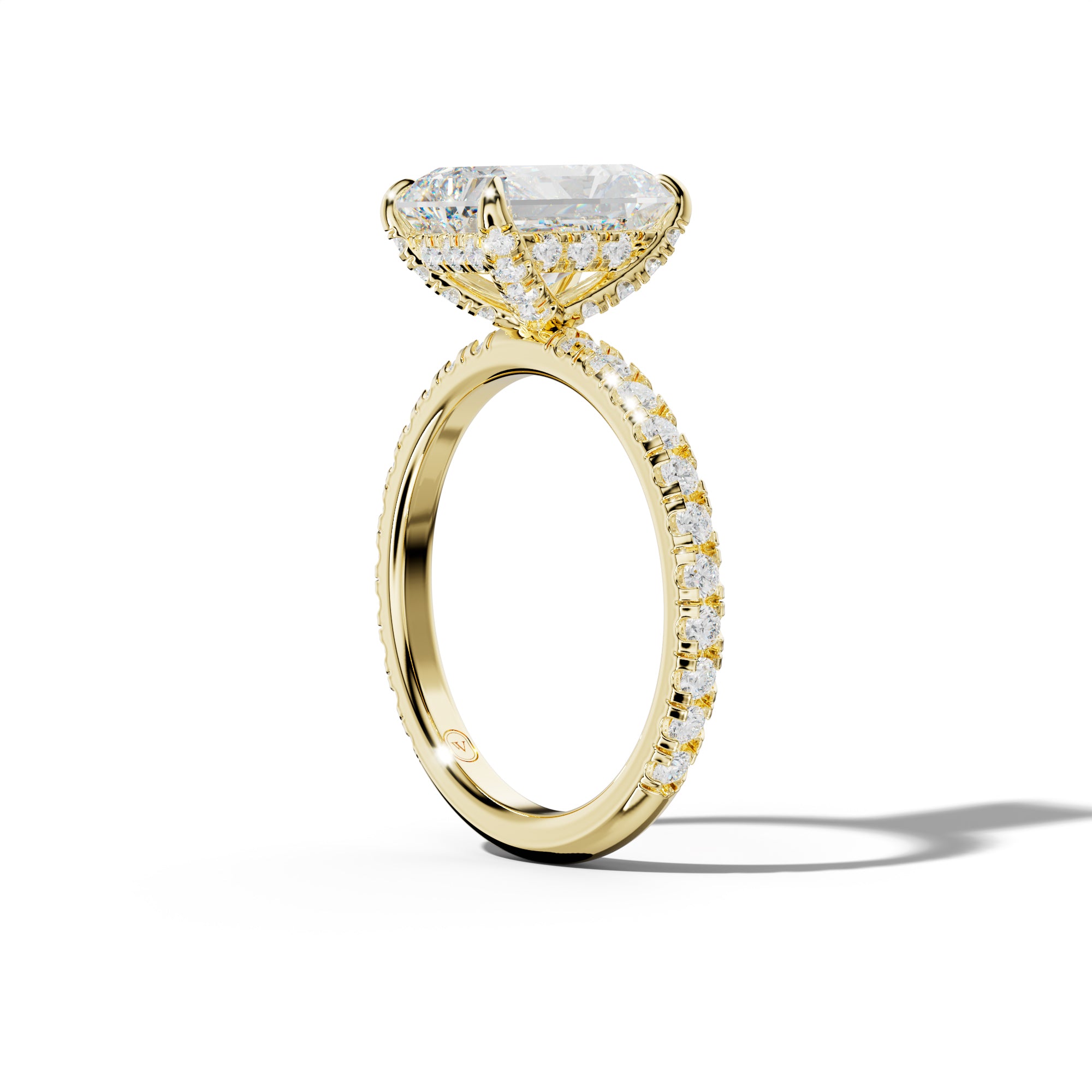 Juliet Radiant Cut Engagement Ring