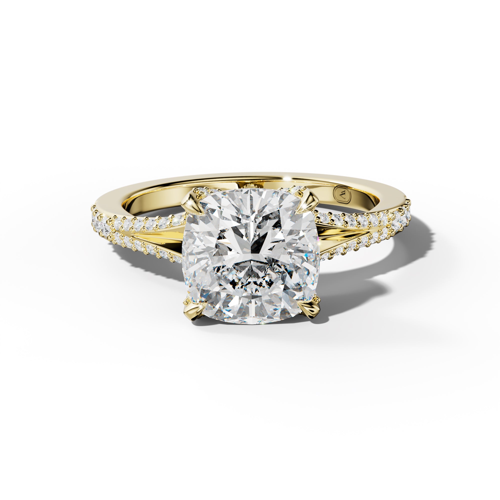 Samantha Cushion Diamond Engagement Ring