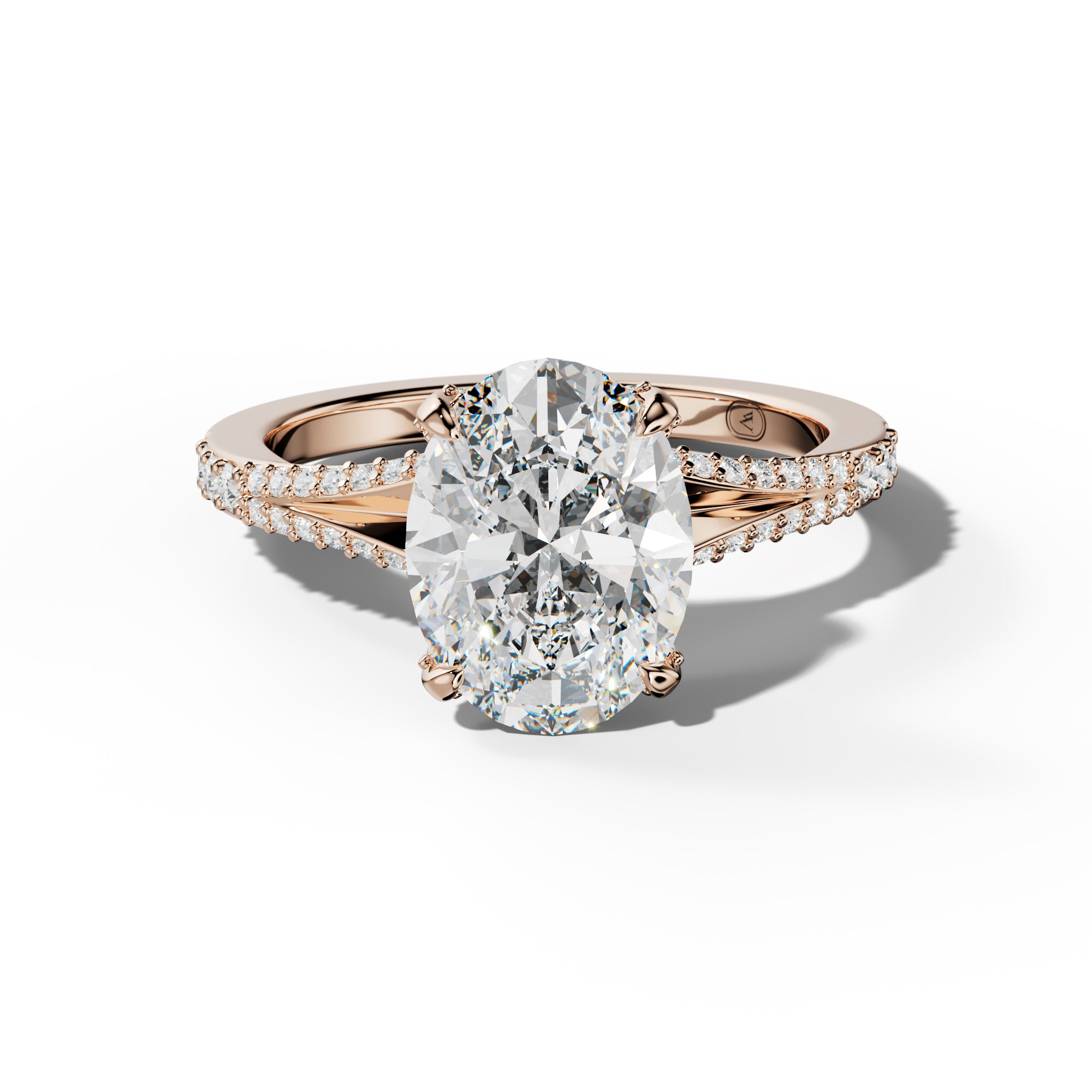Samantha Oval Diamond Engagement Ring