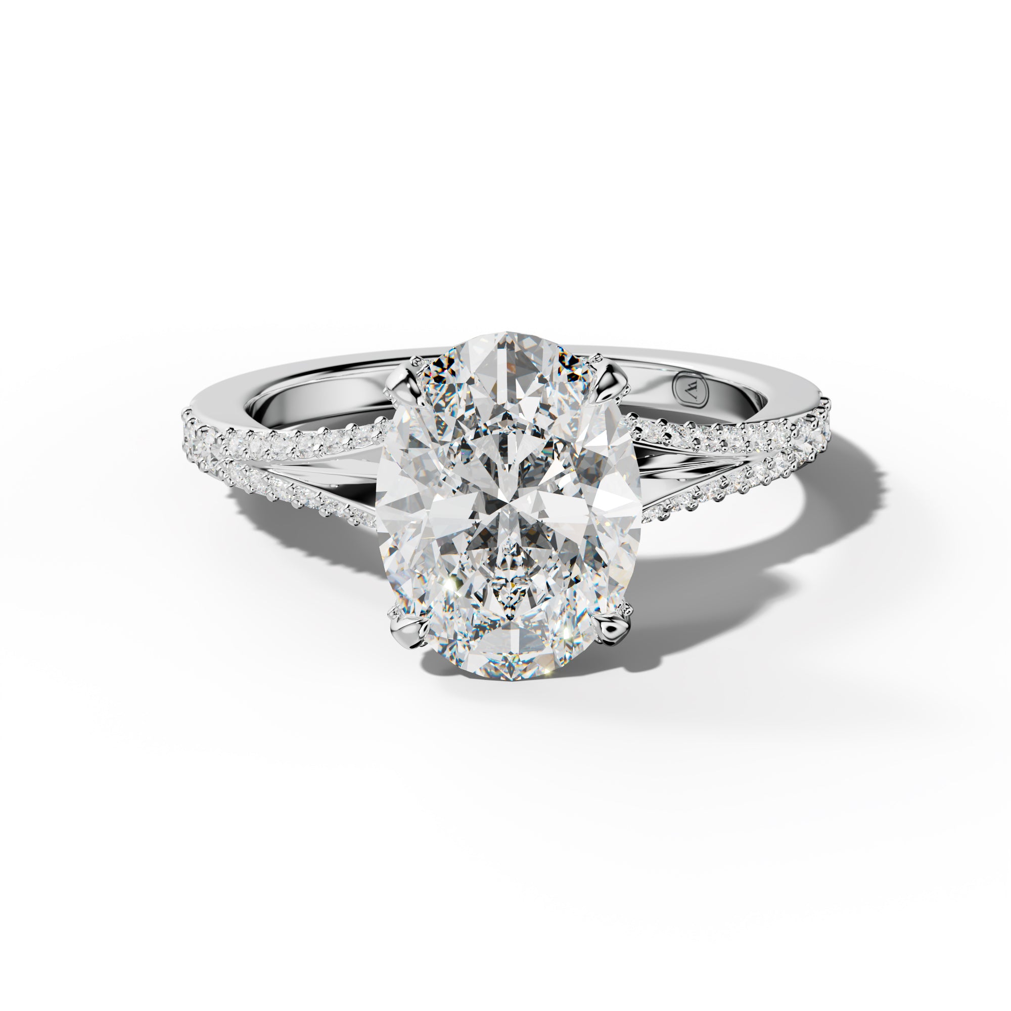 Samantha Oval Diamond Engagement Ring