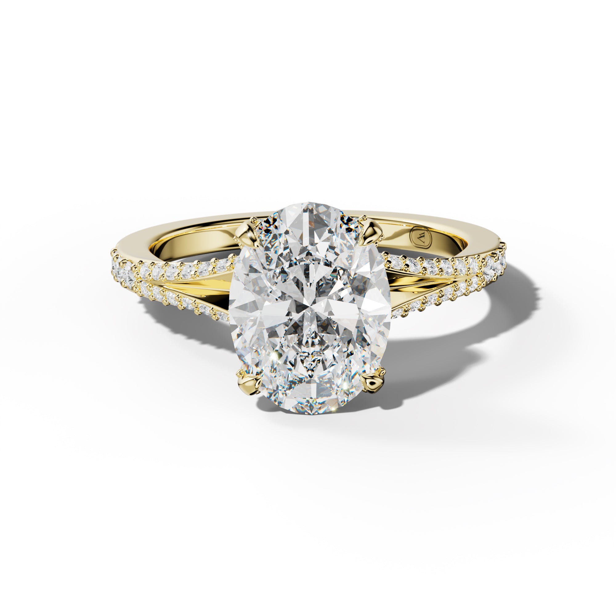 Samantha Oval Diamond Engagement Ring