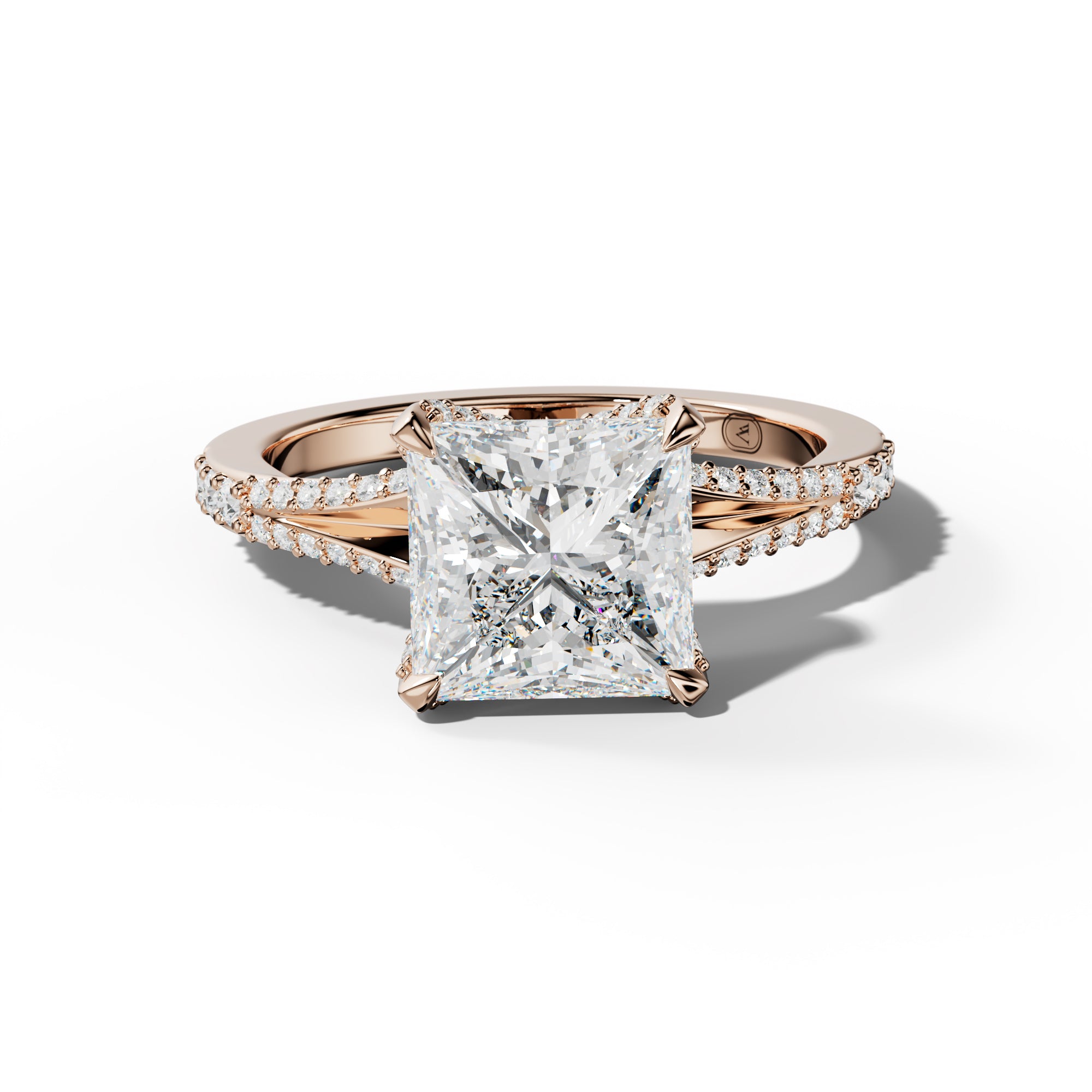 Samantha Princess Cut Engagement Ring