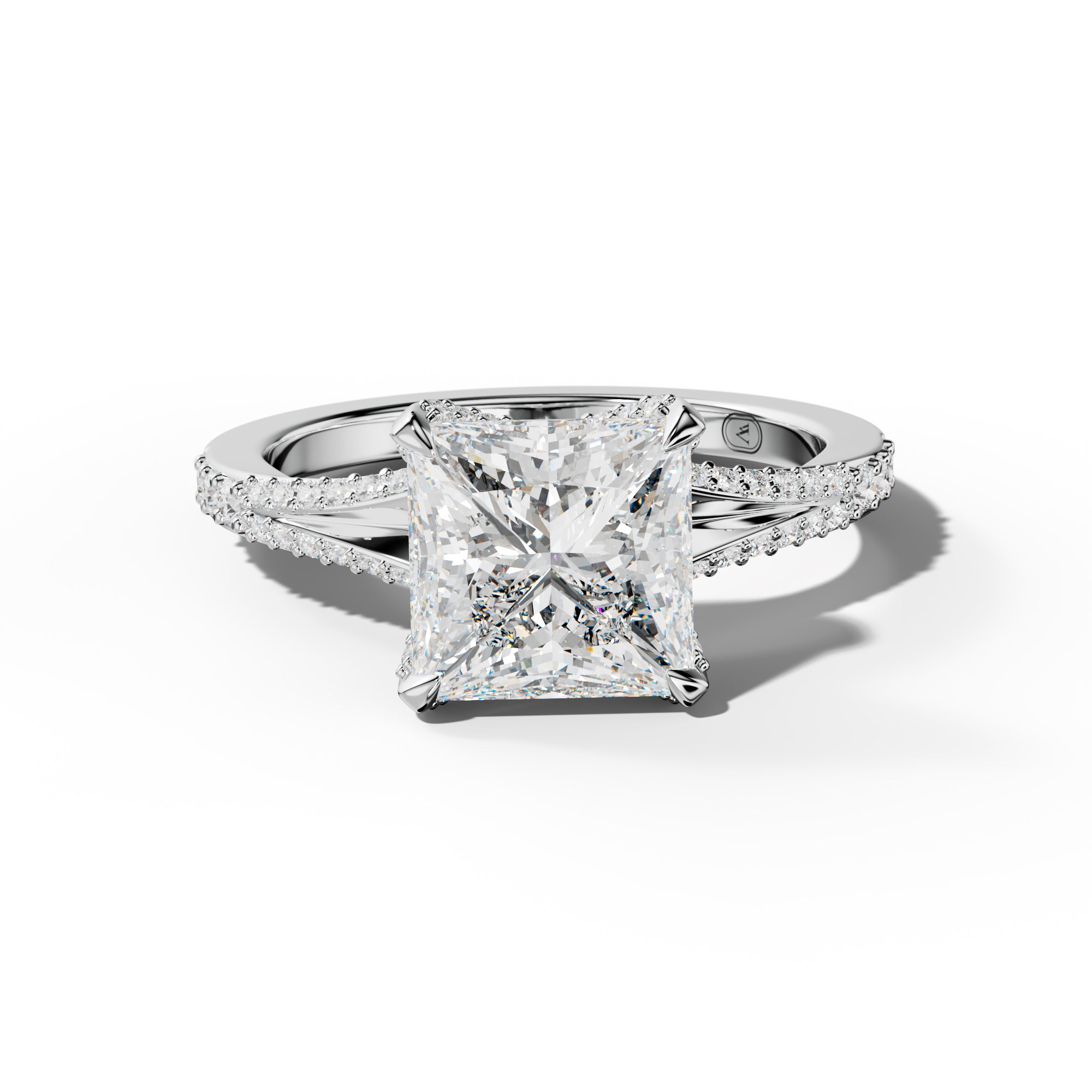 Samantha Princess Cut Engagement Ring