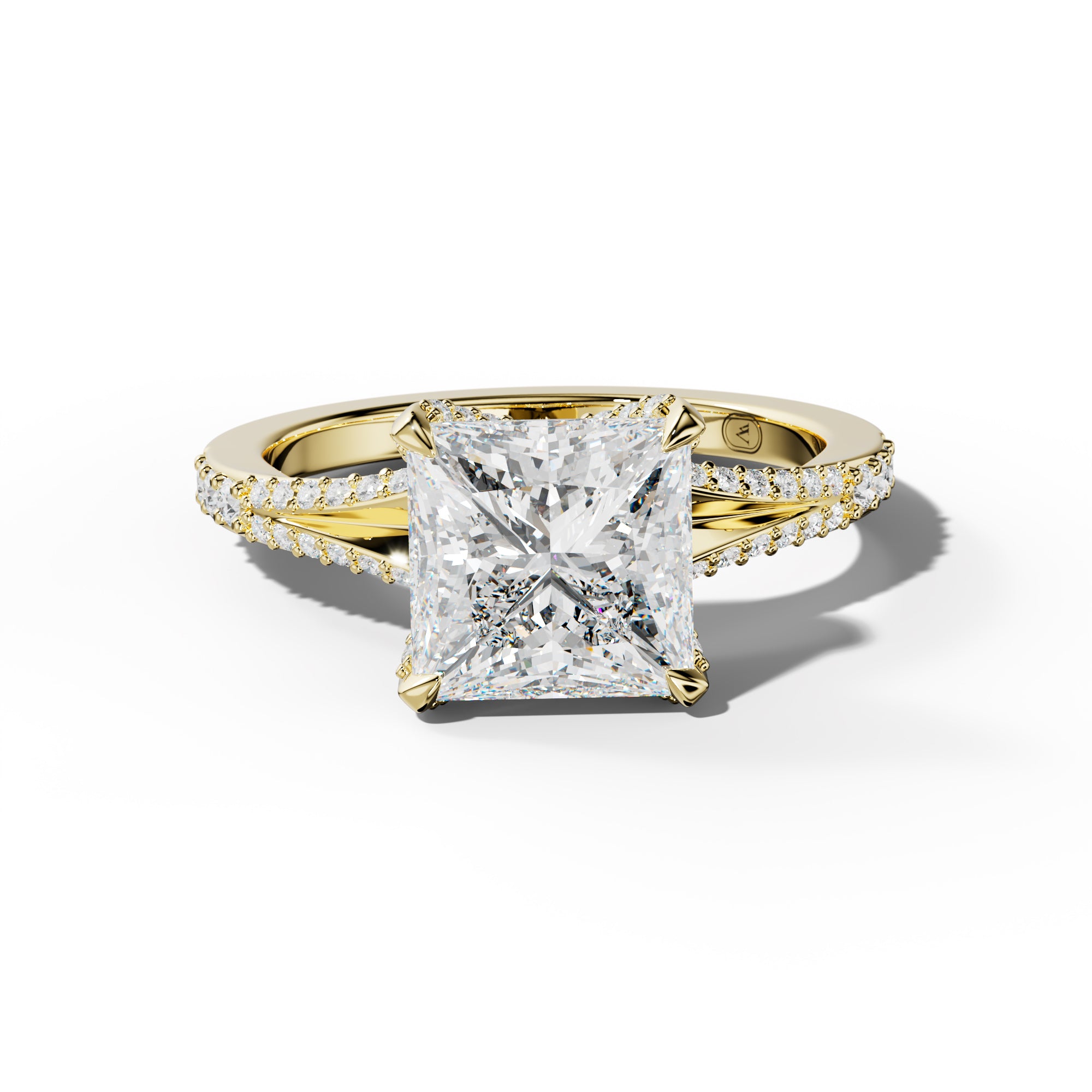 Samantha Princess Cut Engagement Ring