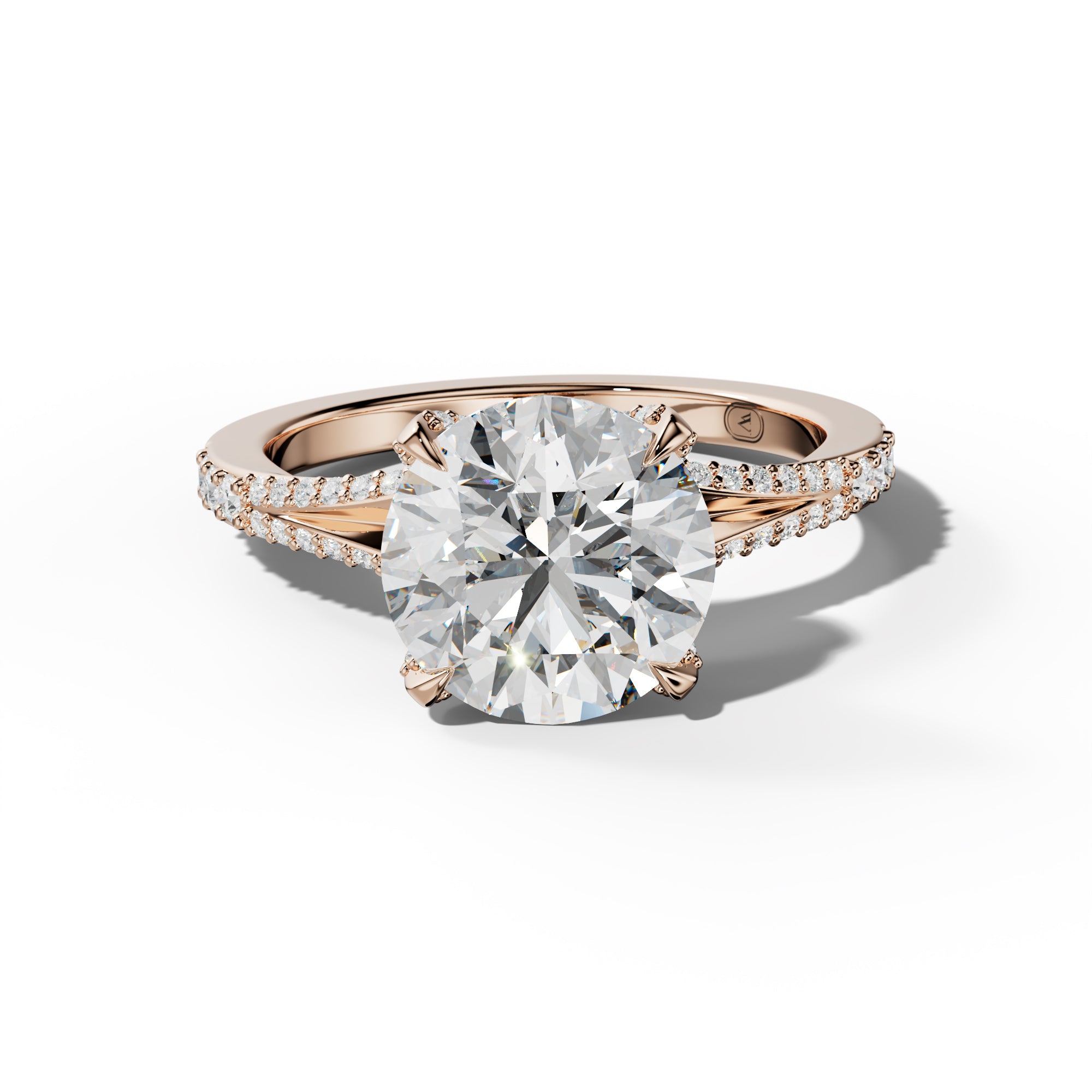 Samantha Round Diamond Engagement Ring