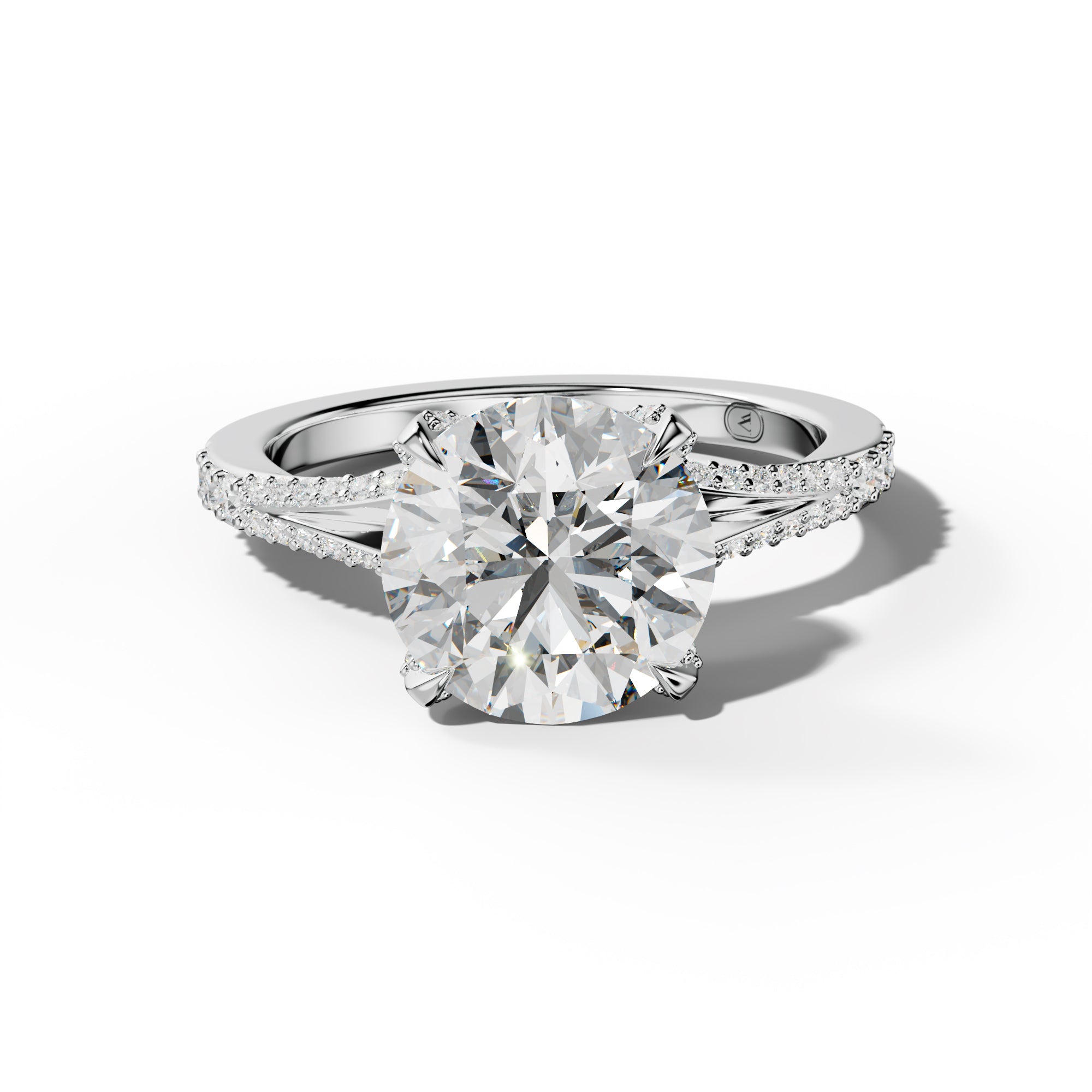 Samantha Round Diamond Engagement Ring