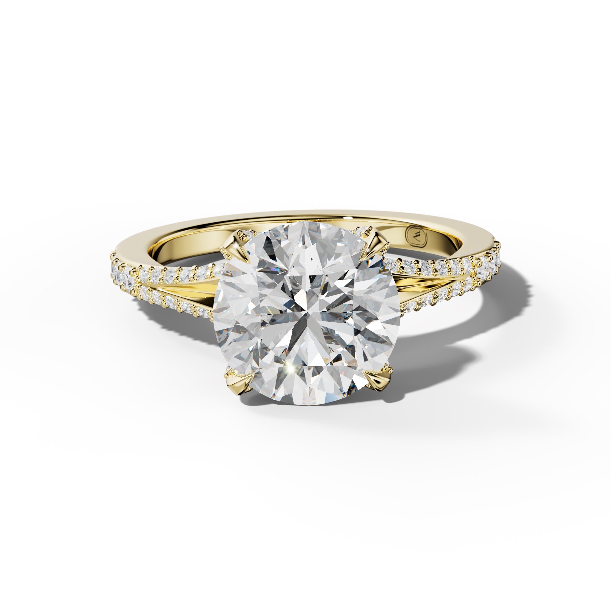 Samantha Round Diamond Engagement Ring