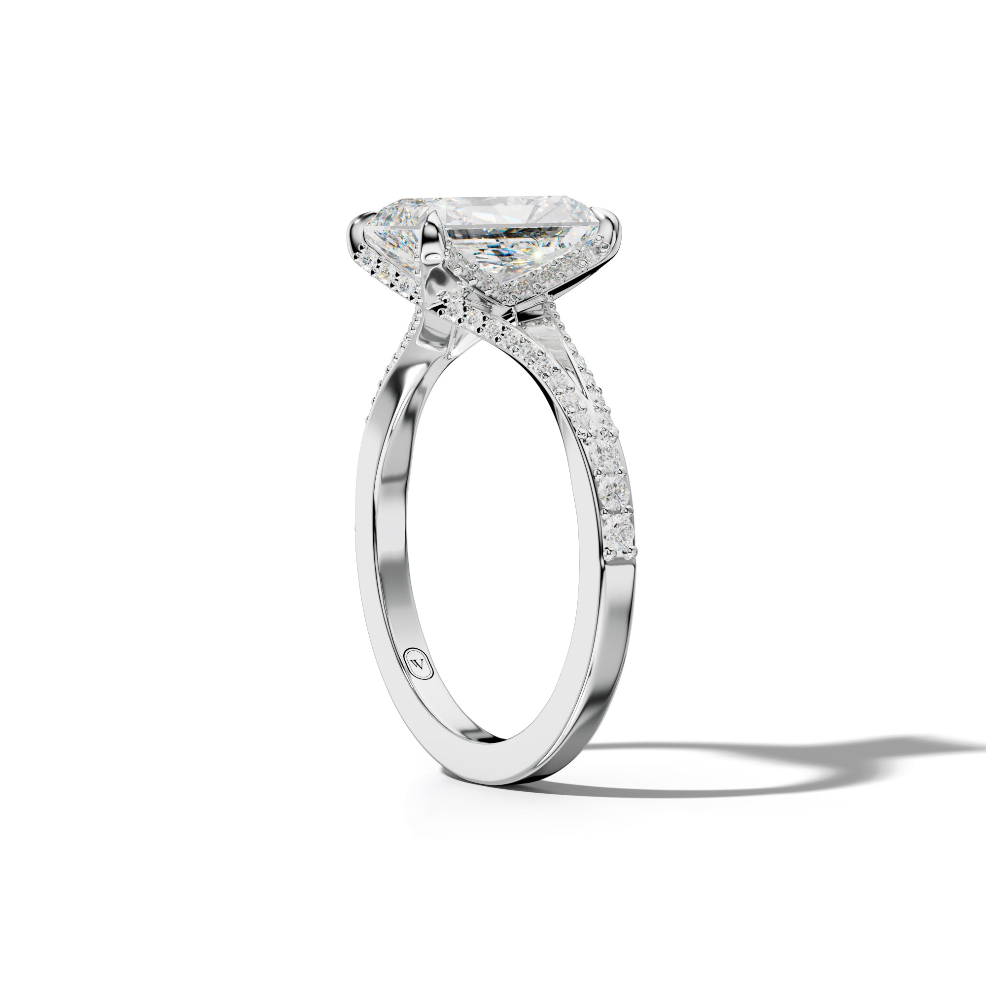 Samantha Radiant Diamond Engagement Ring
