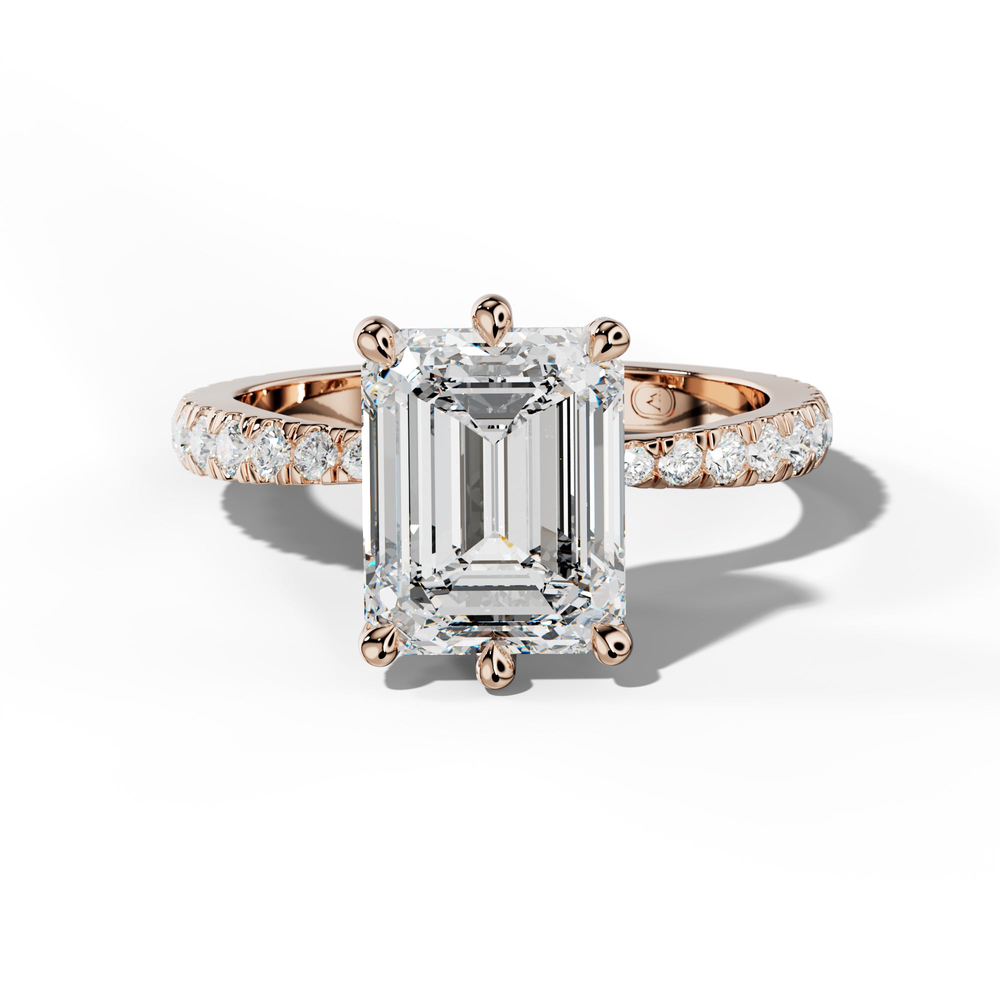 Lisa Emerald Cut Engagement Ring