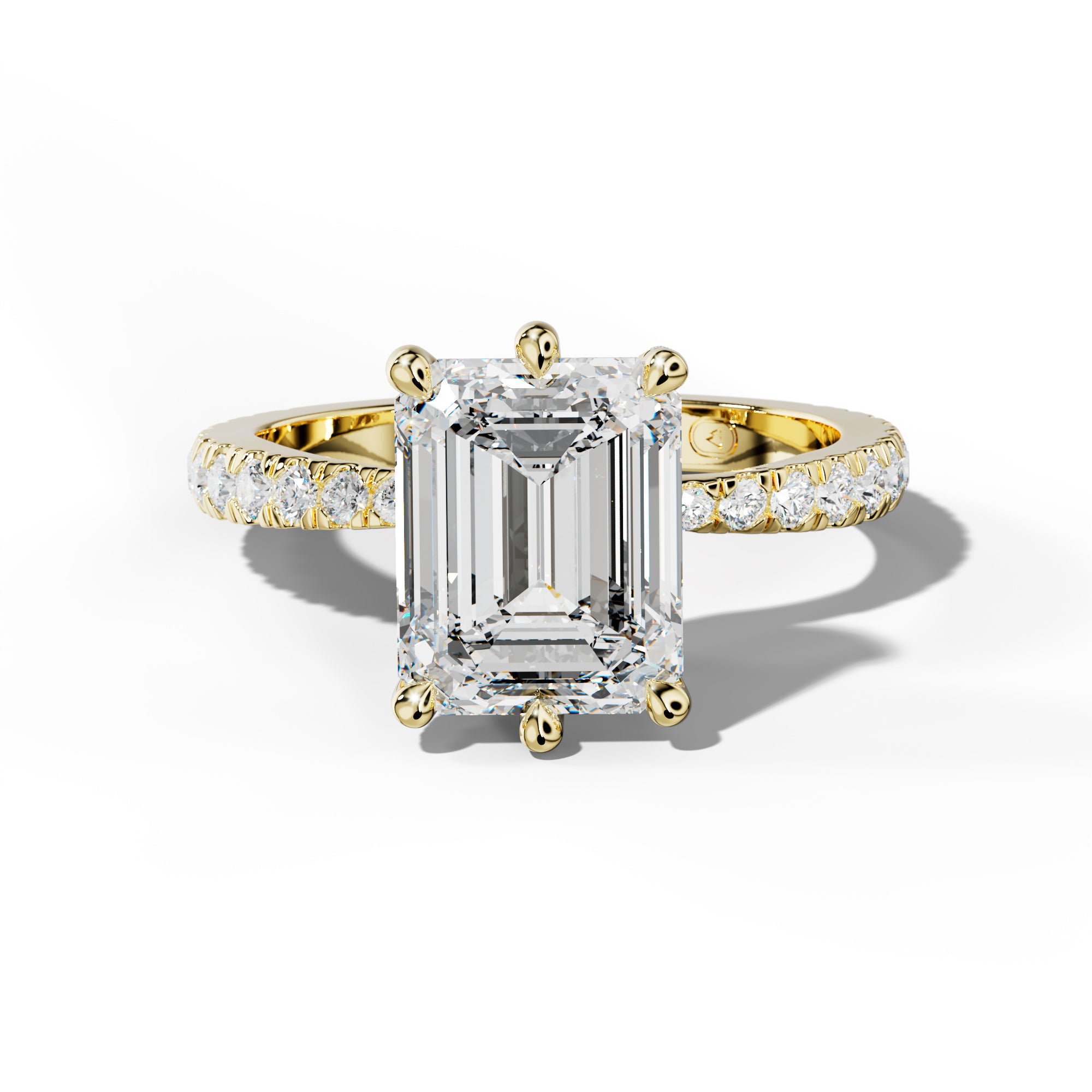 Lisa Emerald Cut Engagement Ring