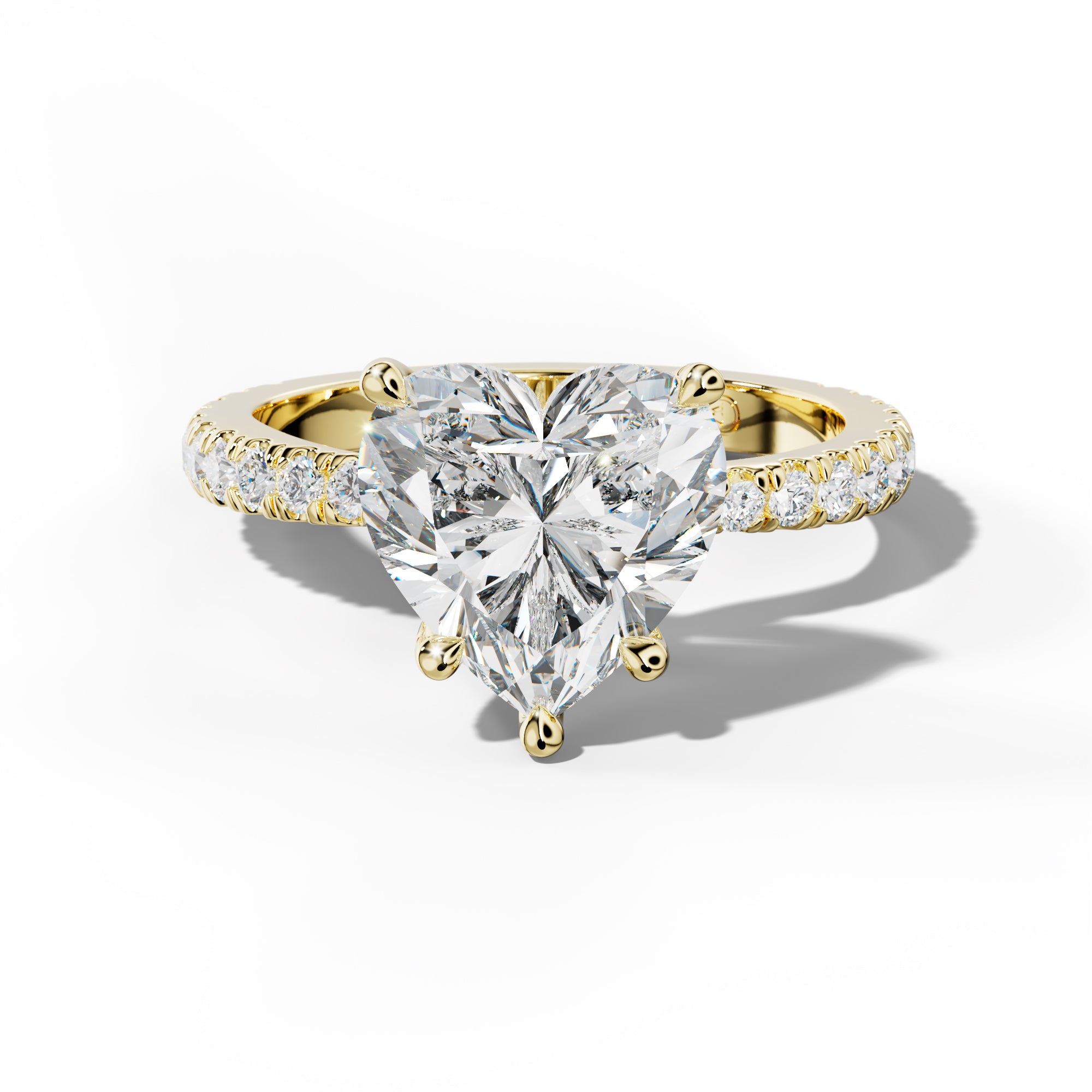 Lisa Heart Diamond Engagement Ring