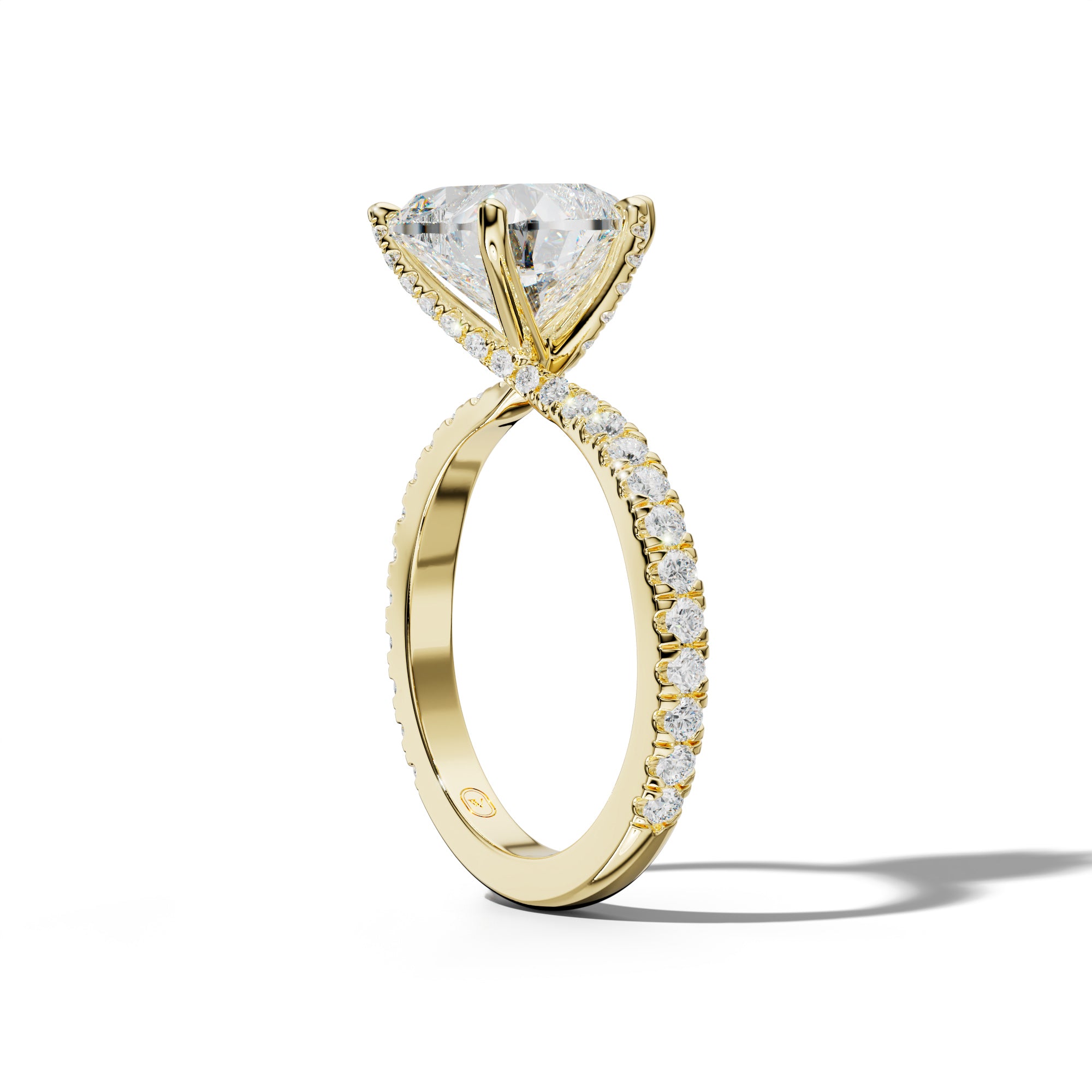 Lisa Heart Diamond Engagement Ring