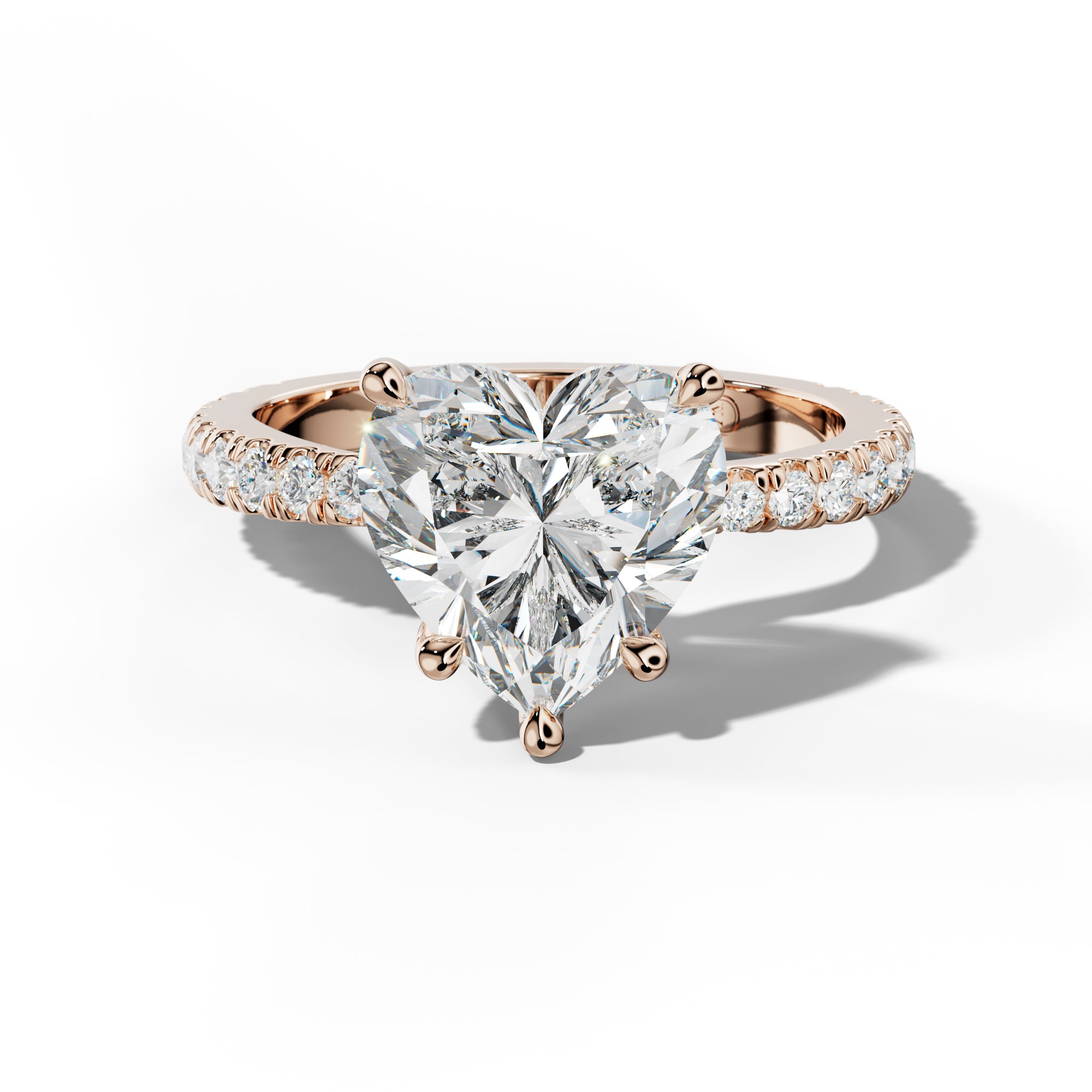 Lisa Heart Diamond Engagement Ring