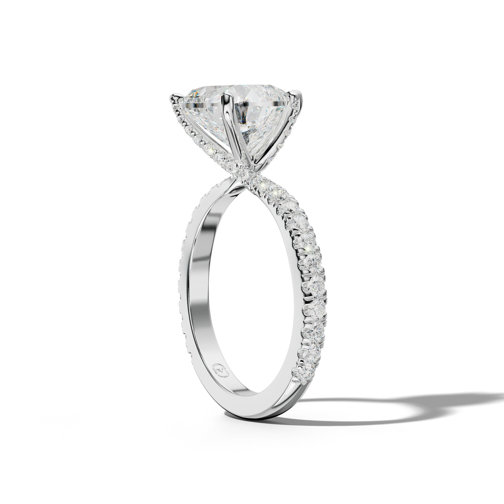 Lisa Heart Diamond Engagement Ring