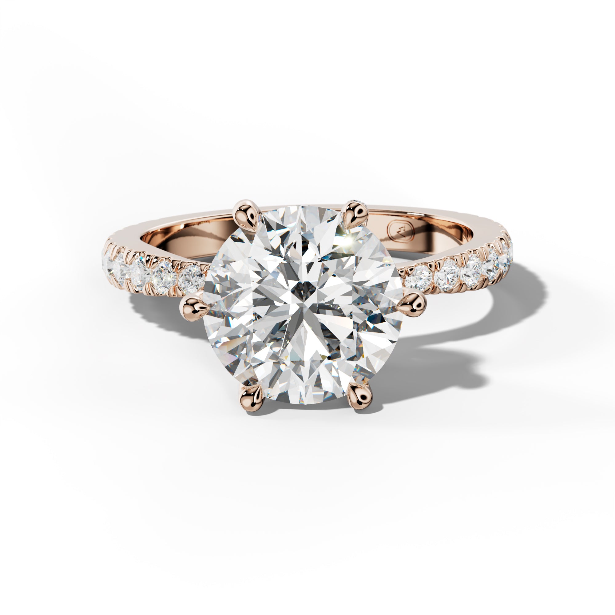 Lisa Round Diamond Engagement Ring