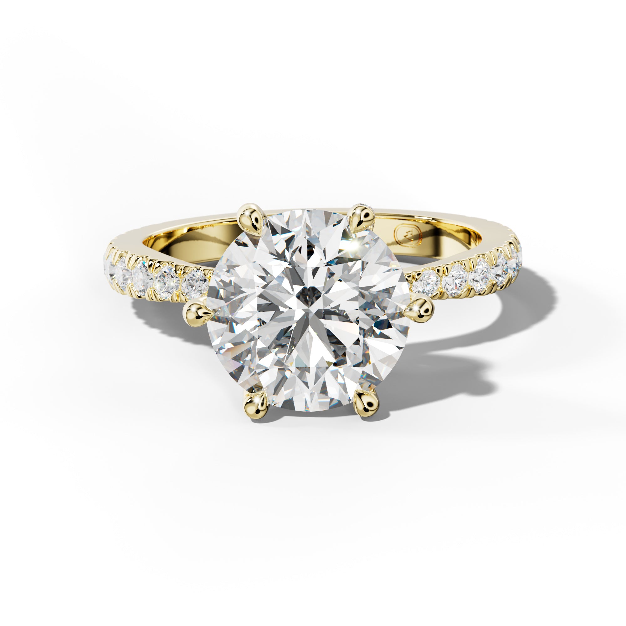 Lisa Round Diamond Engagement Ring