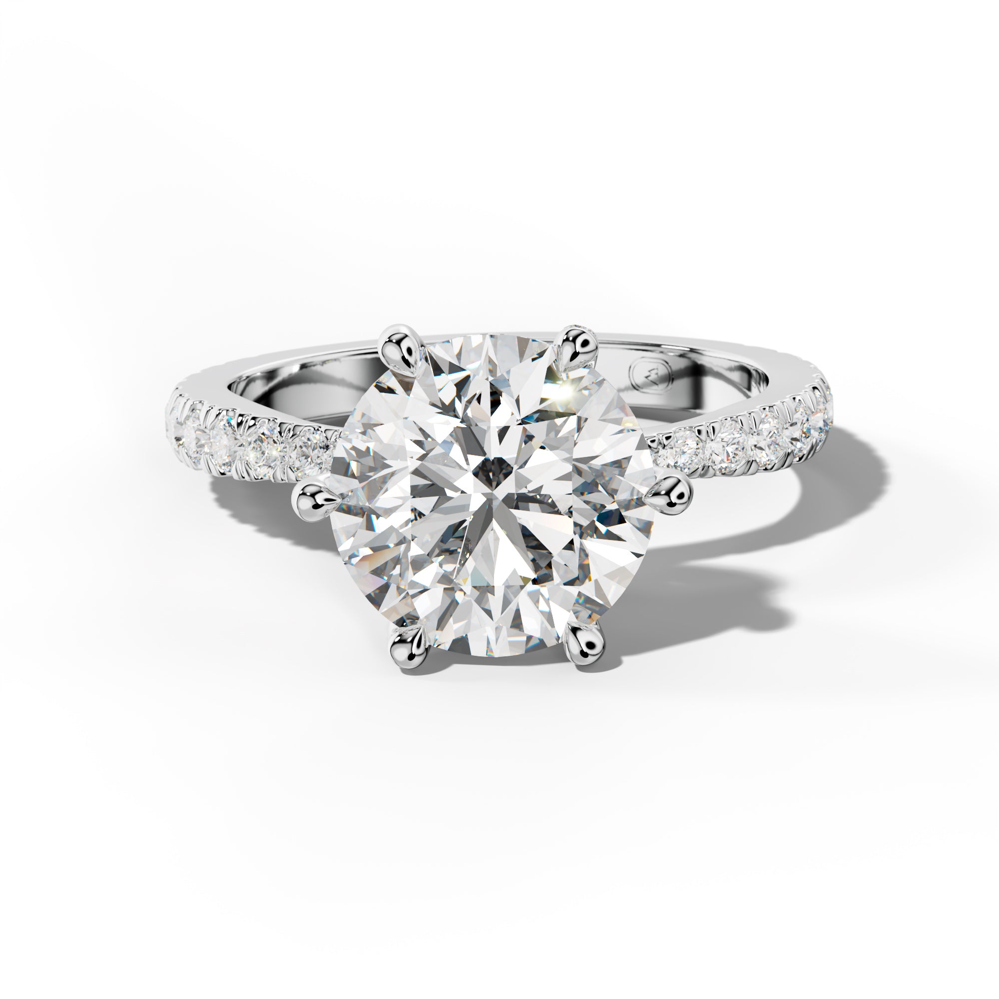 Lisa Round Diamond Engagement Ring