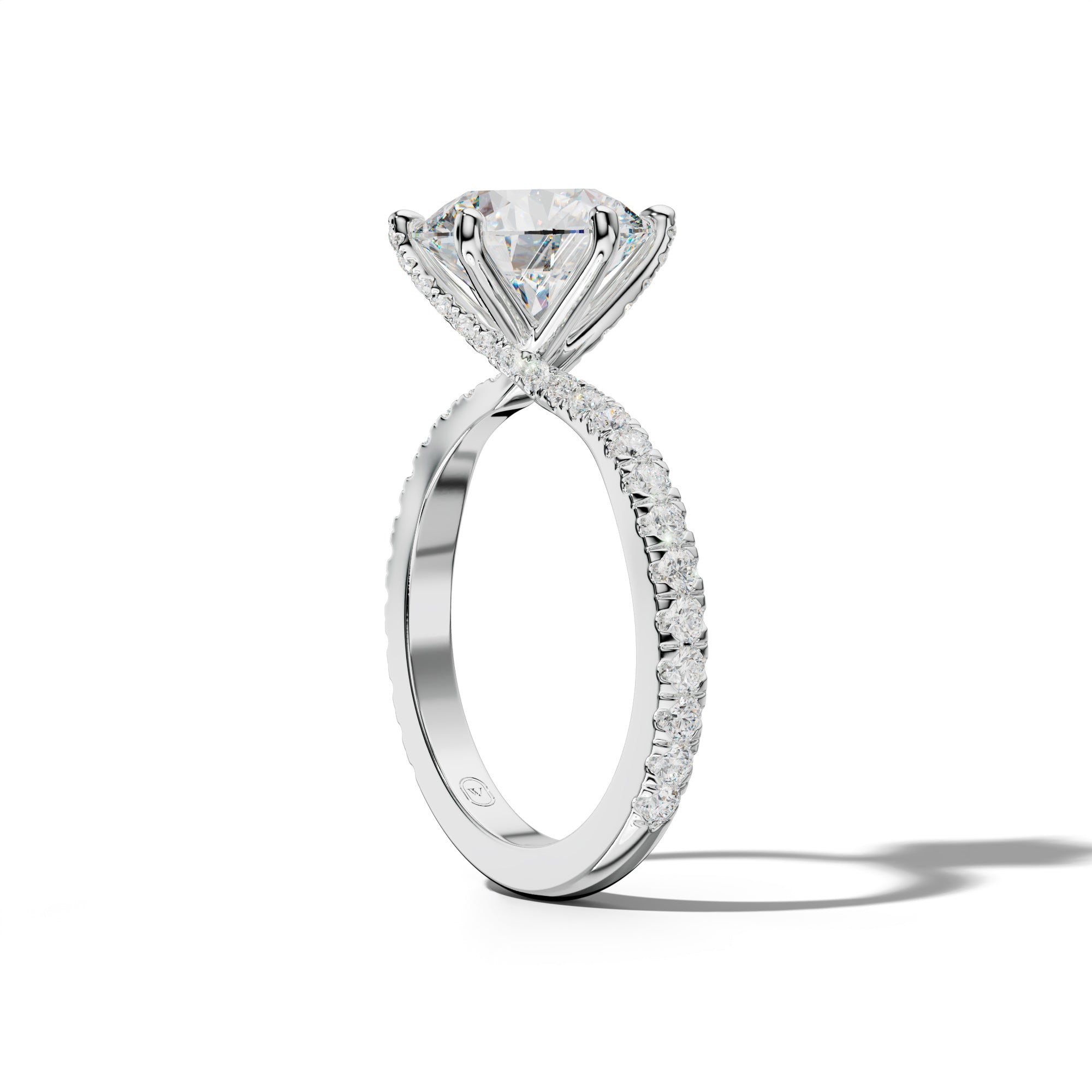 Lisa Round Diamond Engagement Ring