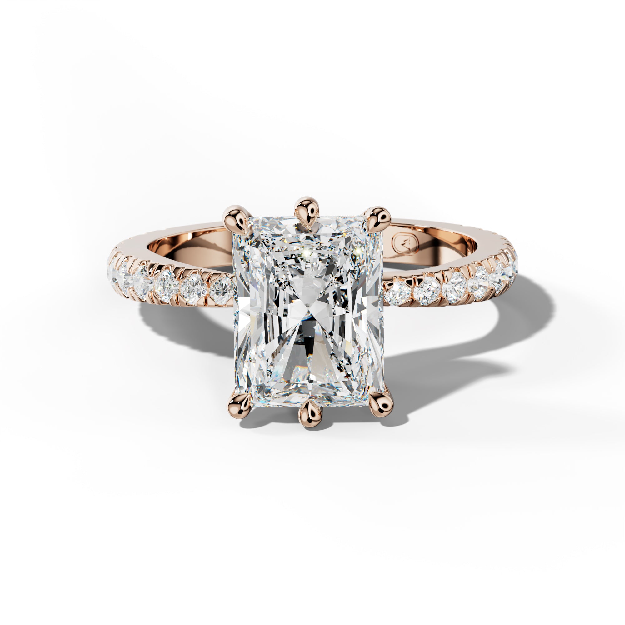 Lisa Radiant Diamond Engagement Ring