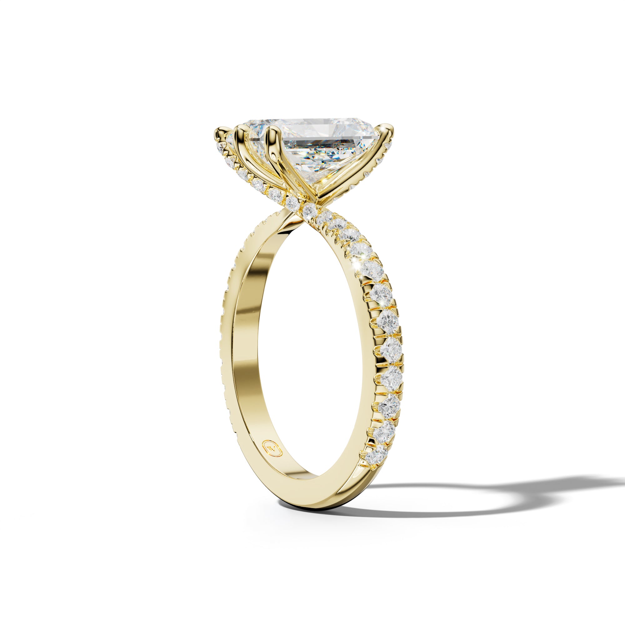 Lisa Radiant Diamond Engagement Ring