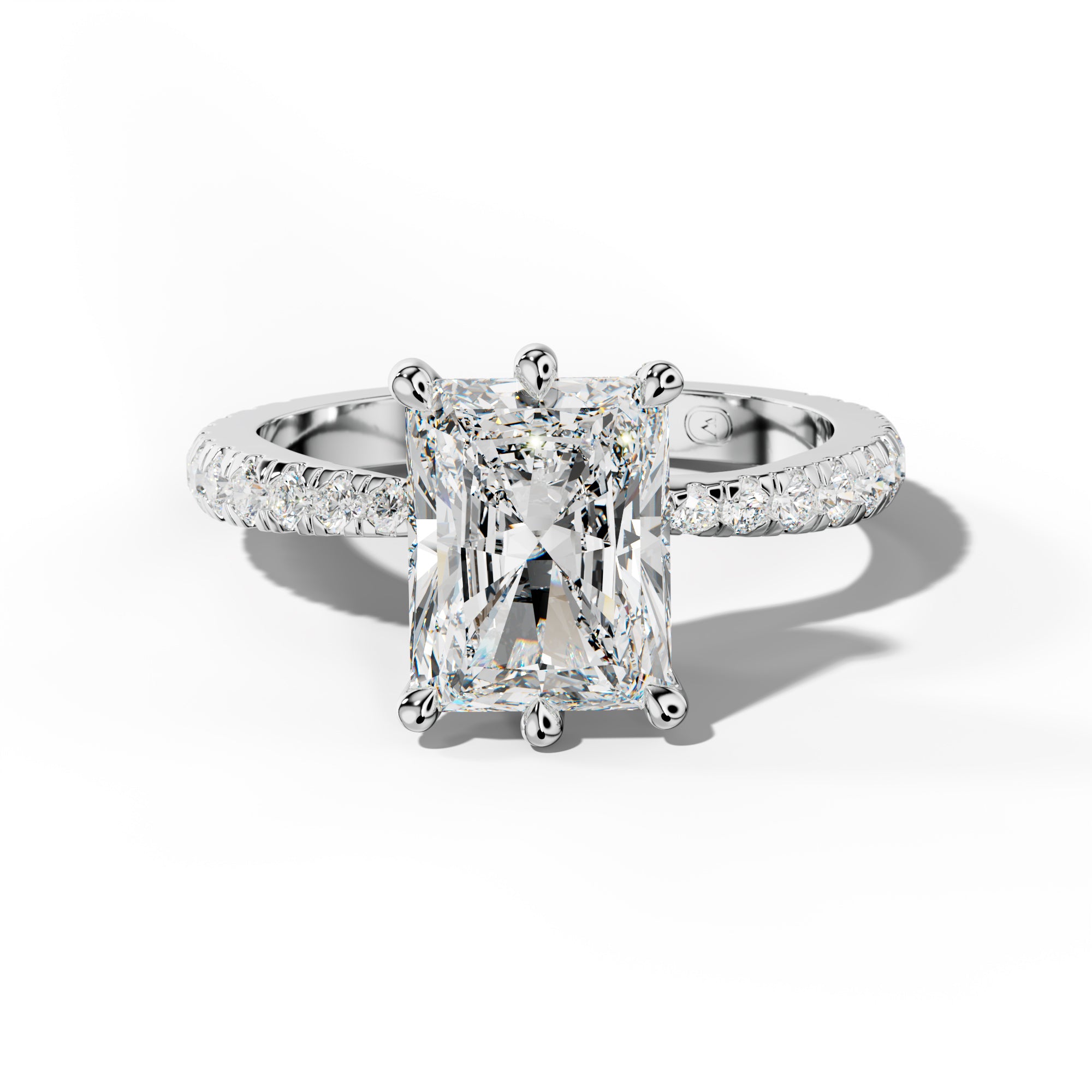 Lisa Radiant Diamond Engagement Ring