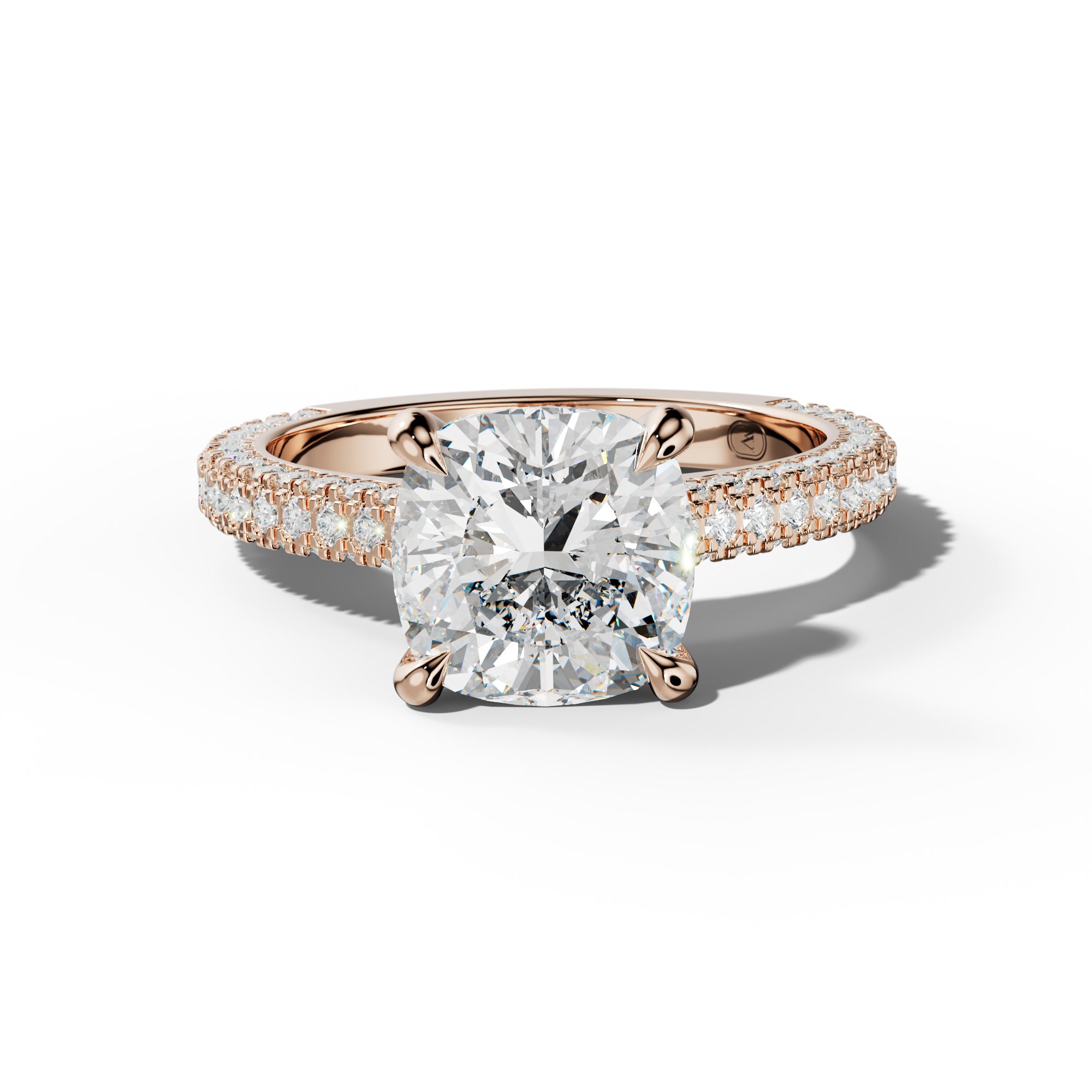 Michelle Cushion Diamond Engagement Ring