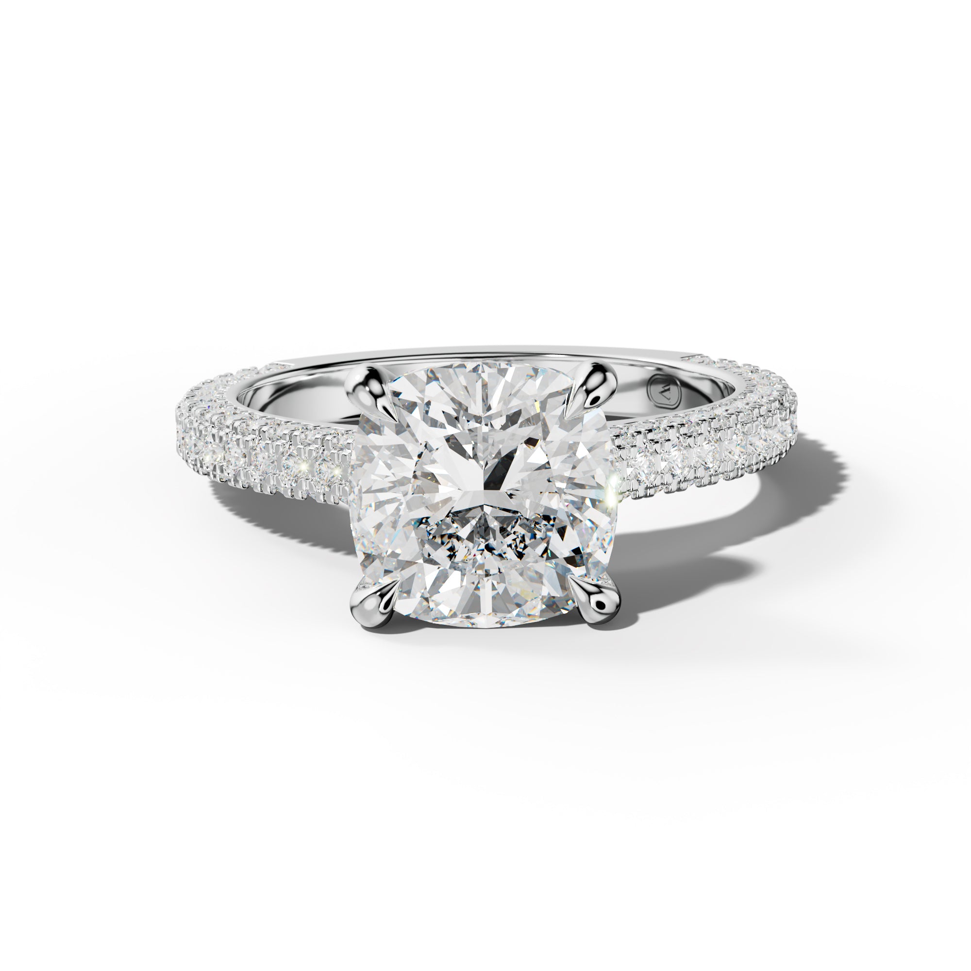 Michelle Cushion Diamond Engagement Ring