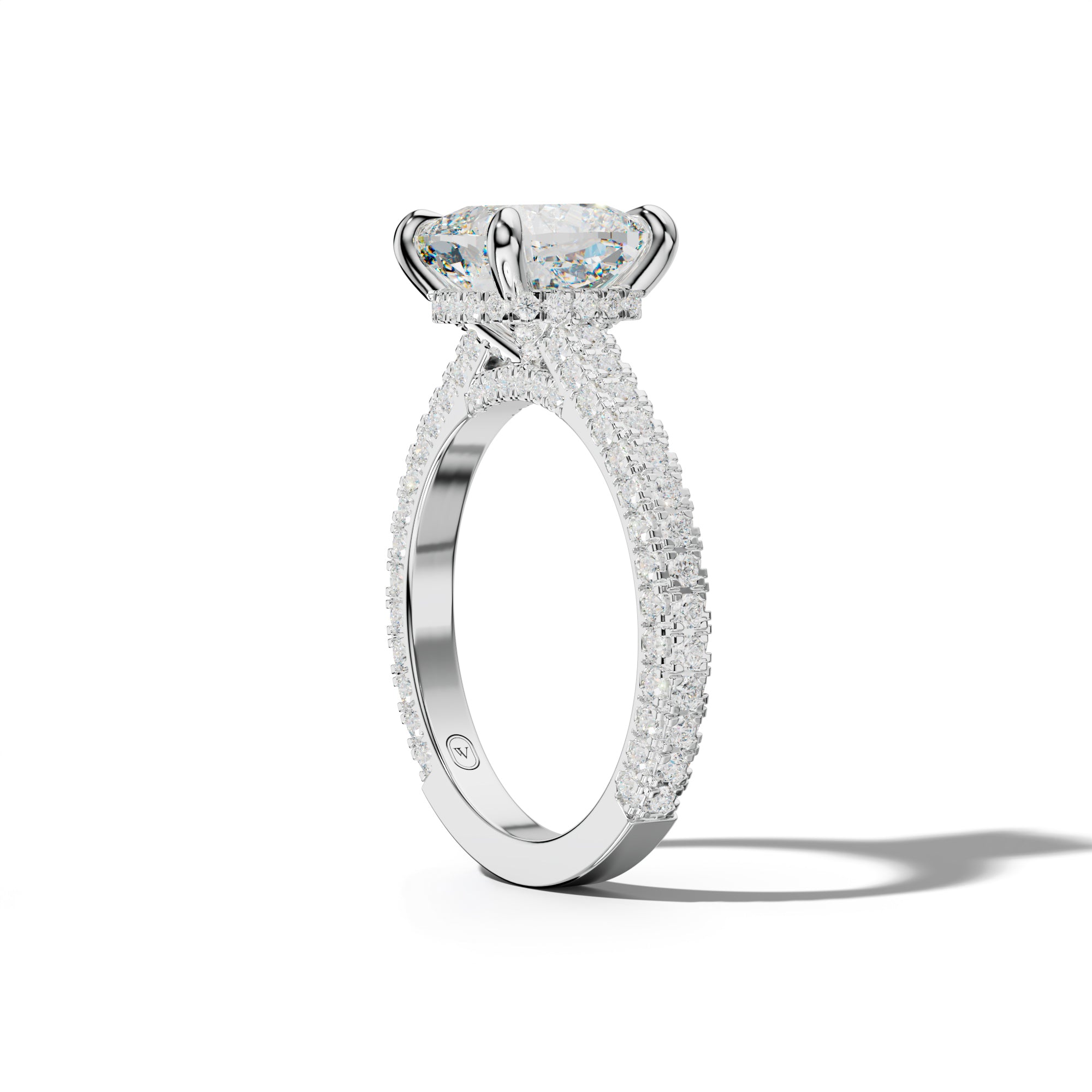 Michelle Cushion Diamond Engagement Ring