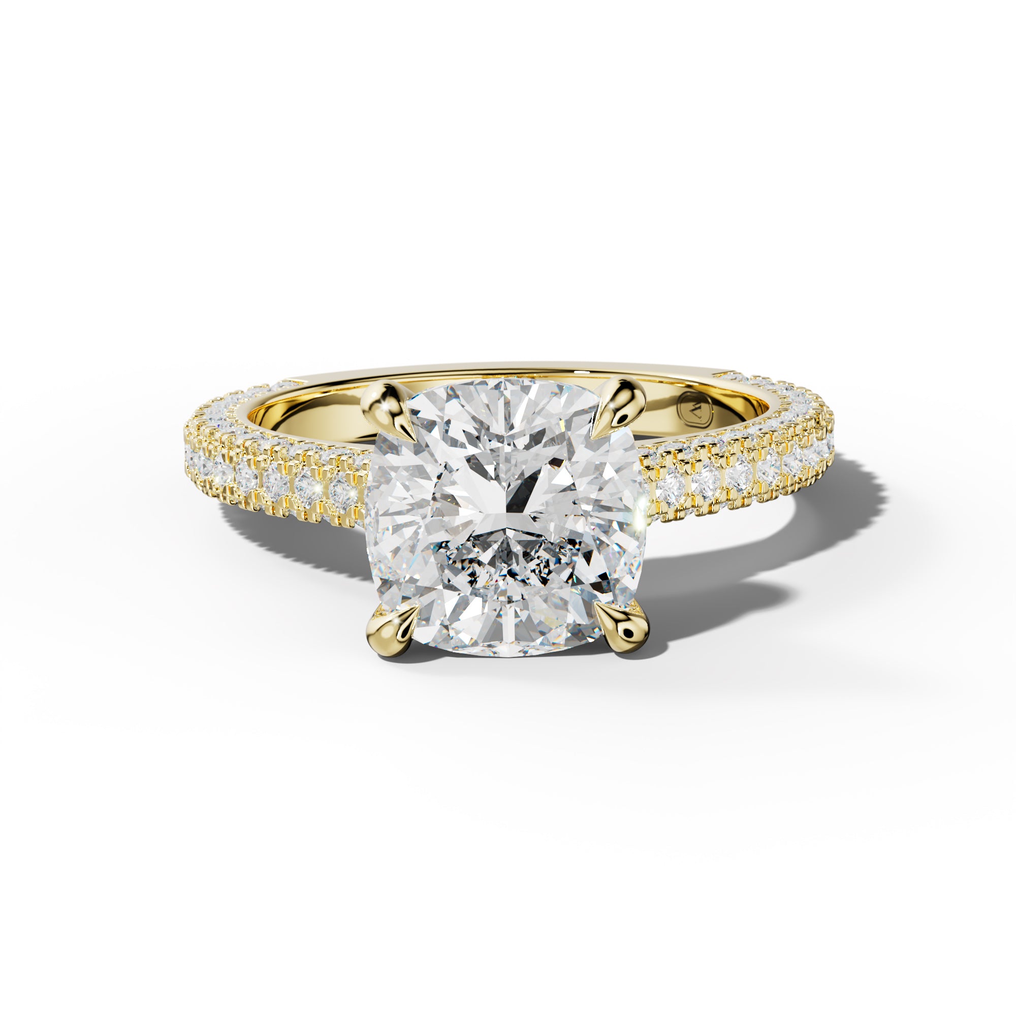 Michelle Cushion Diamond Engagement Ring