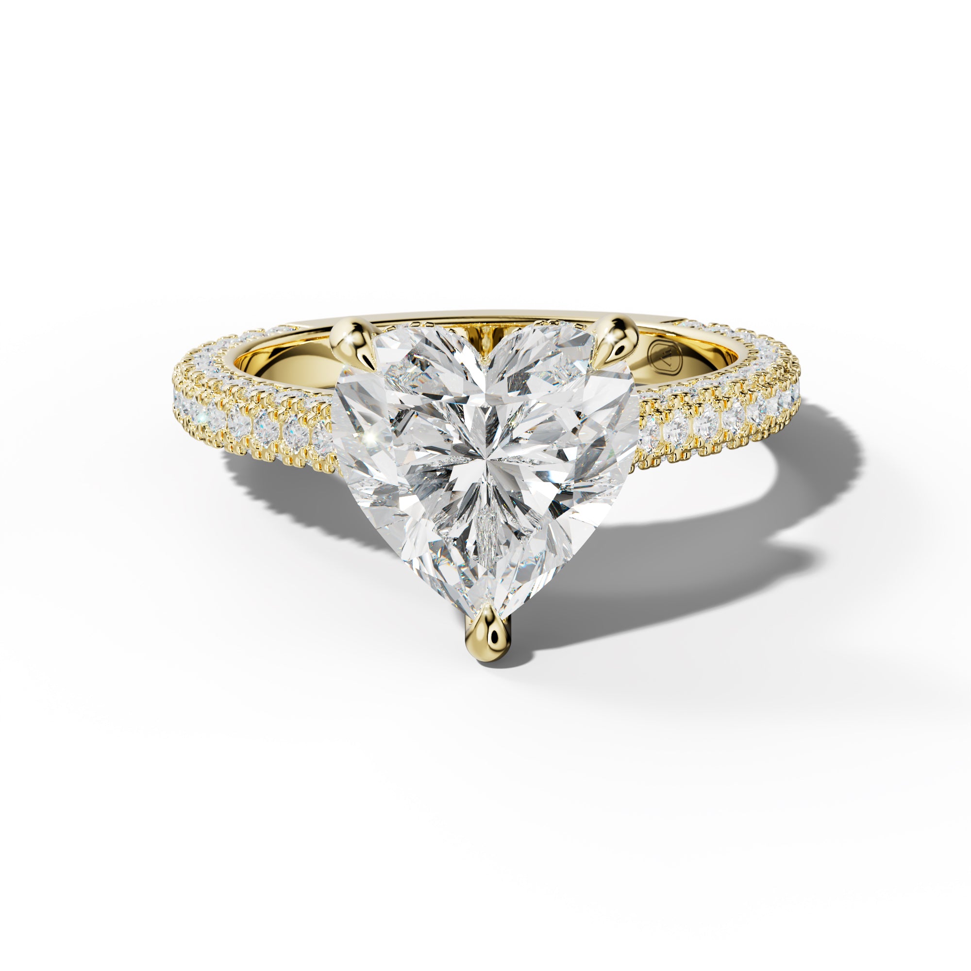 Michelle Heart Diamond Engagement Ring