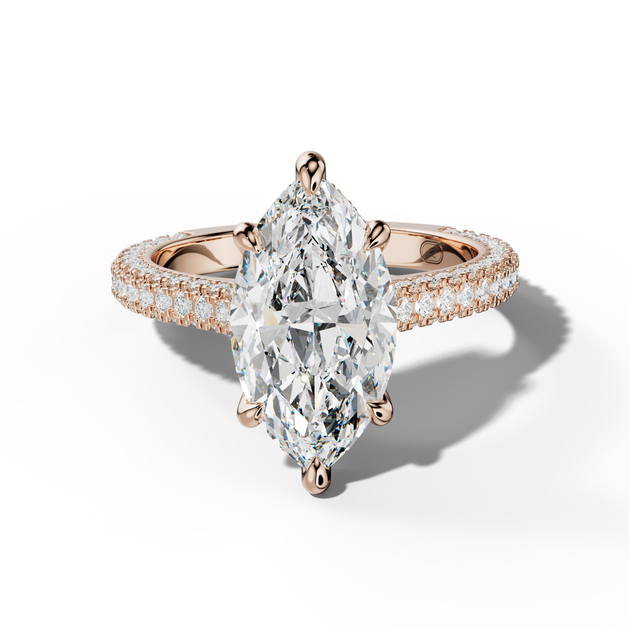 Michelle Marquise Diamond Engagement Ring